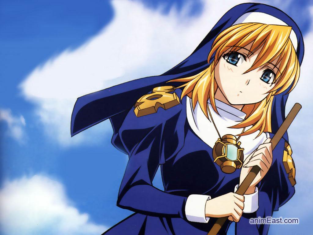 1024x768 chrono crusade clouds nun rosette christopher. konachan.com.com Anime Wallpaper