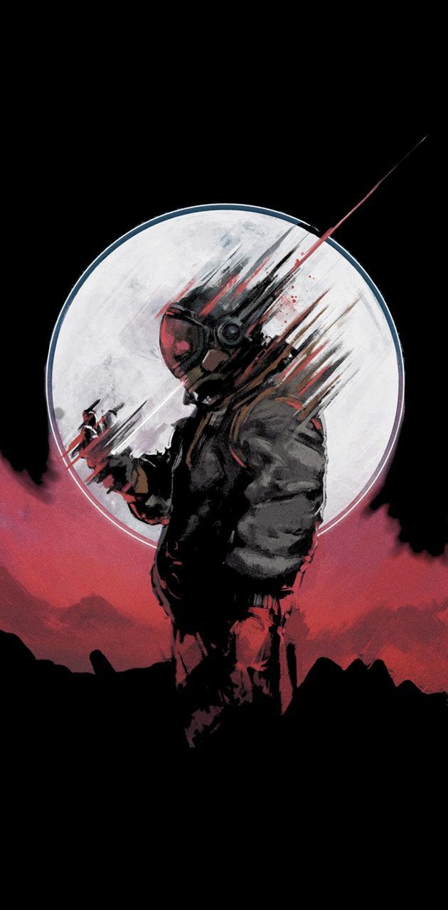 630x1280 AMOLED Astronaut wallpaper