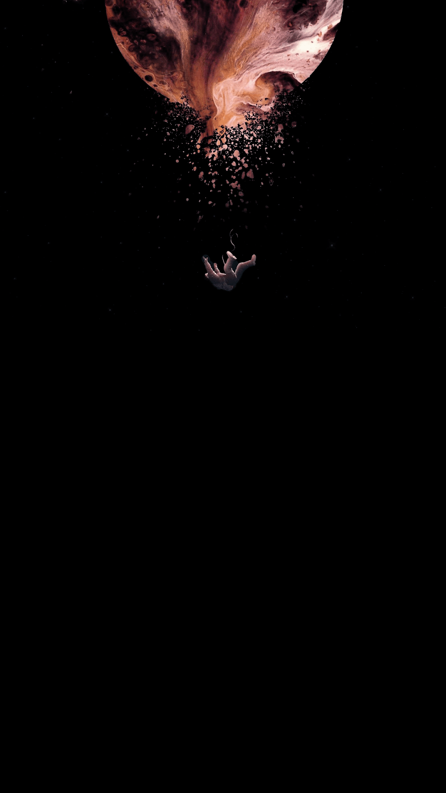 900x1600 Astronaut Amoled Wallpaper