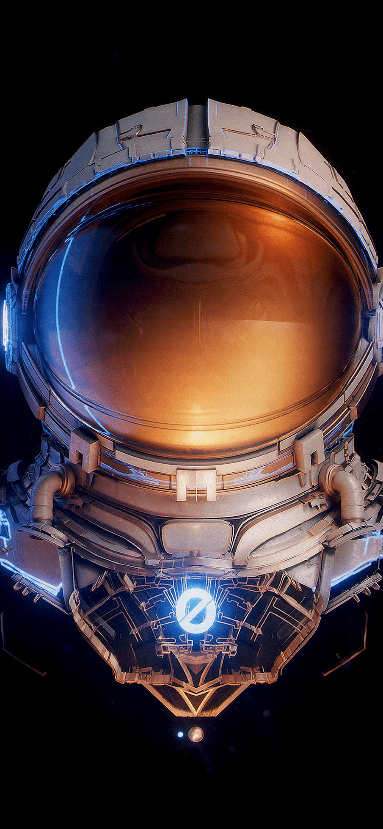 1242x2688 Astronaut Wallpaper 4K, Spacesuit, Black Dark