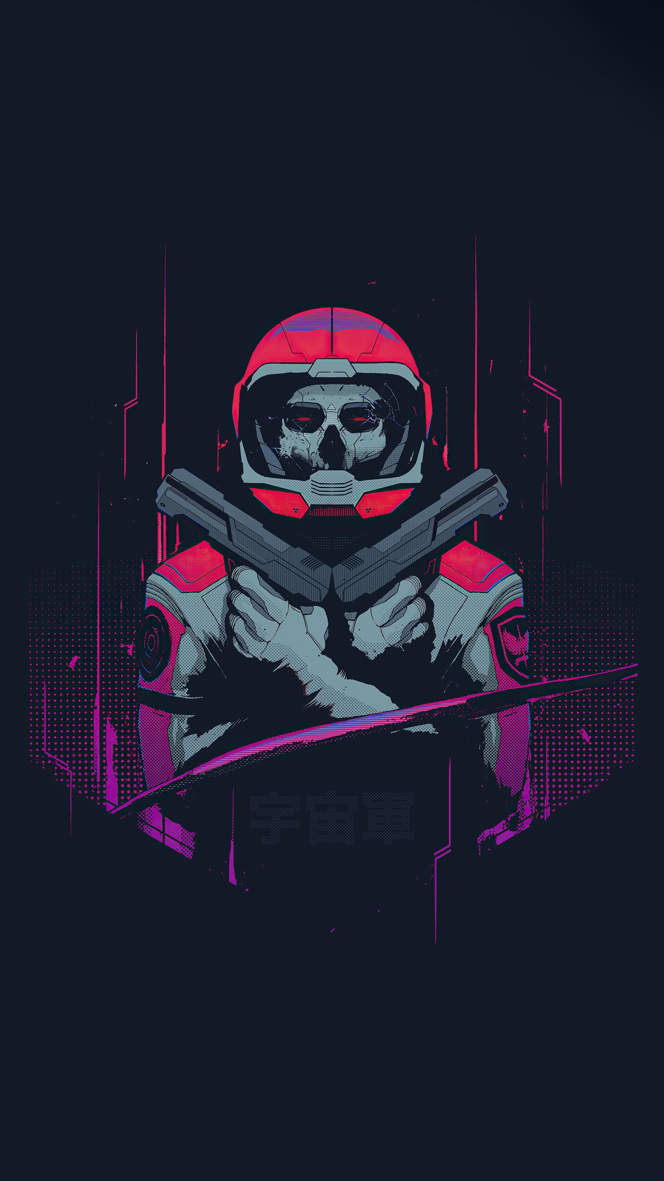 2160x3840 astronaut, cyberpunk, artist, artwork, digital art, hd, 4k, minimalism, minimalist, artstation Gallery HD Wallpaper