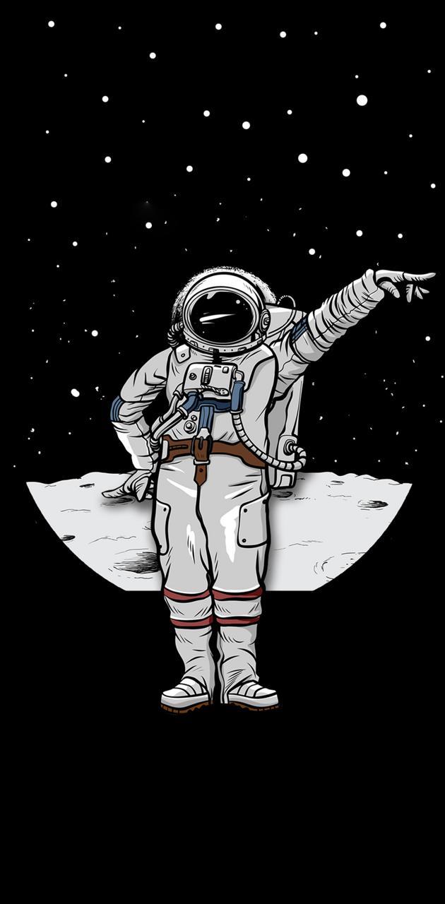 630x1280 astronaut wallpaper