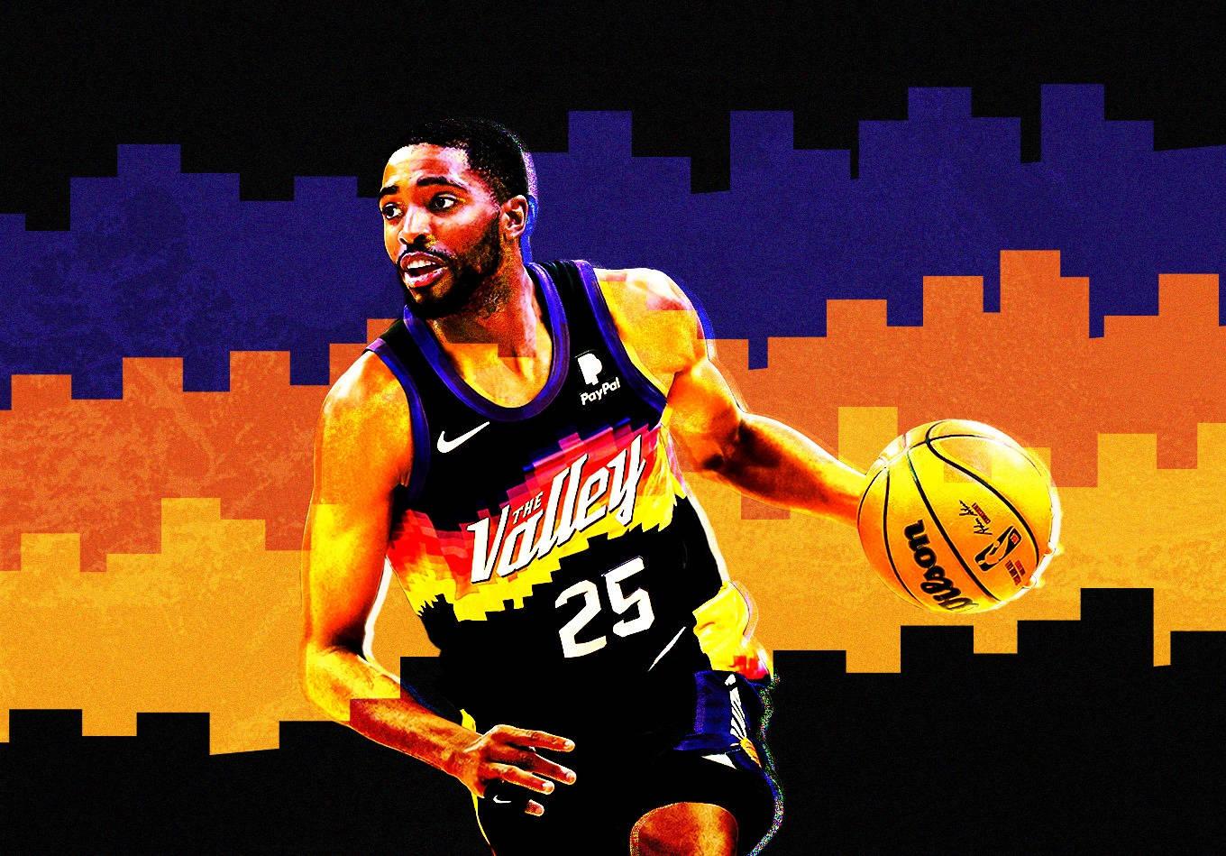1360x949 Download Mikal Bridges Graphic Art Wallpaper