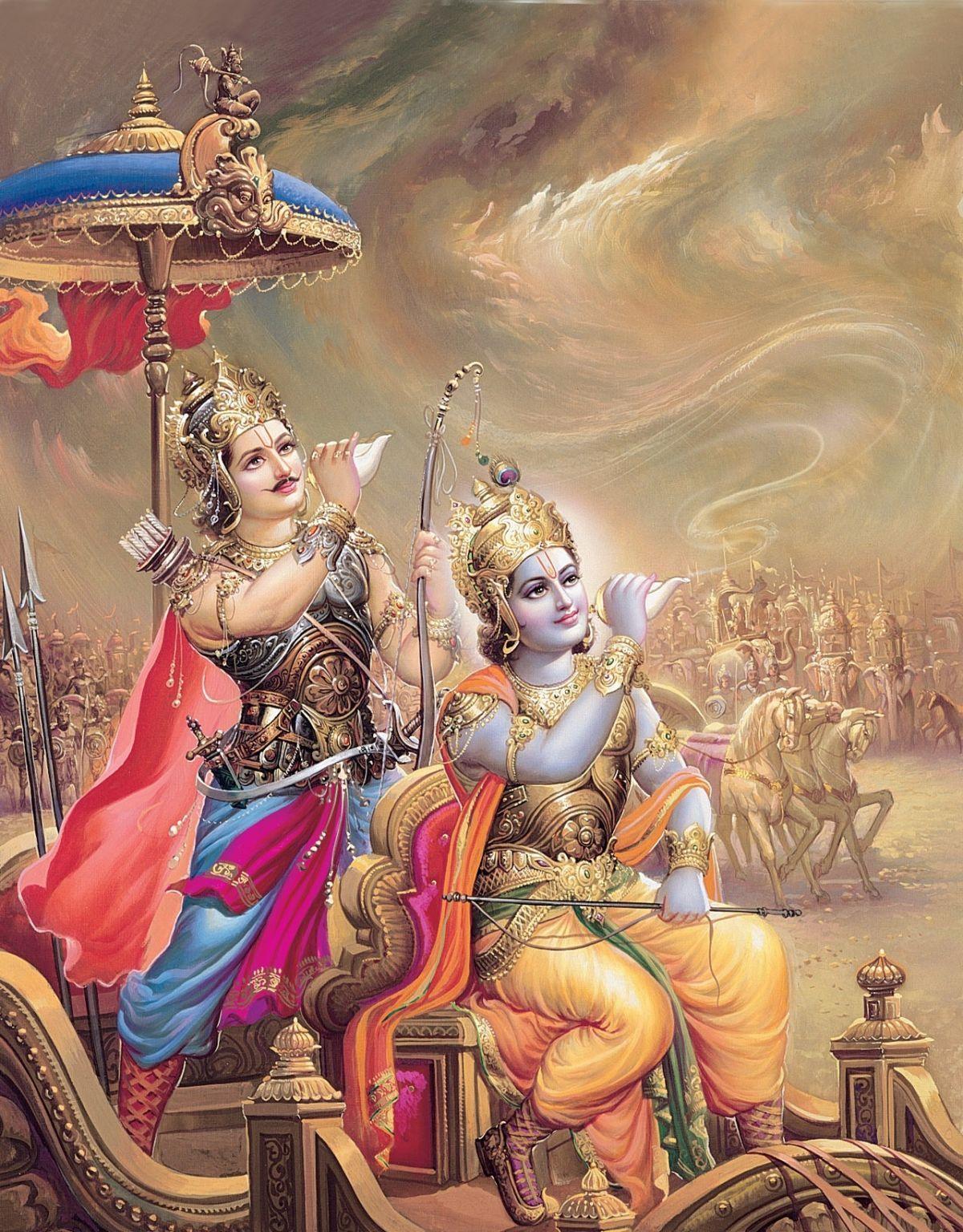 1200x1536 The Hidden Truths in the Bhagavad Gita. Krishna art, Krishna painting, Bhagavad gita