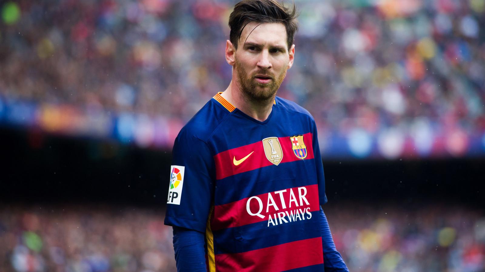 1600x900 Download wallpaper 1600x900 lionel messi, fc barcelona, footballer, sports, 16:9 widescreen 1600x900 HD background, 778