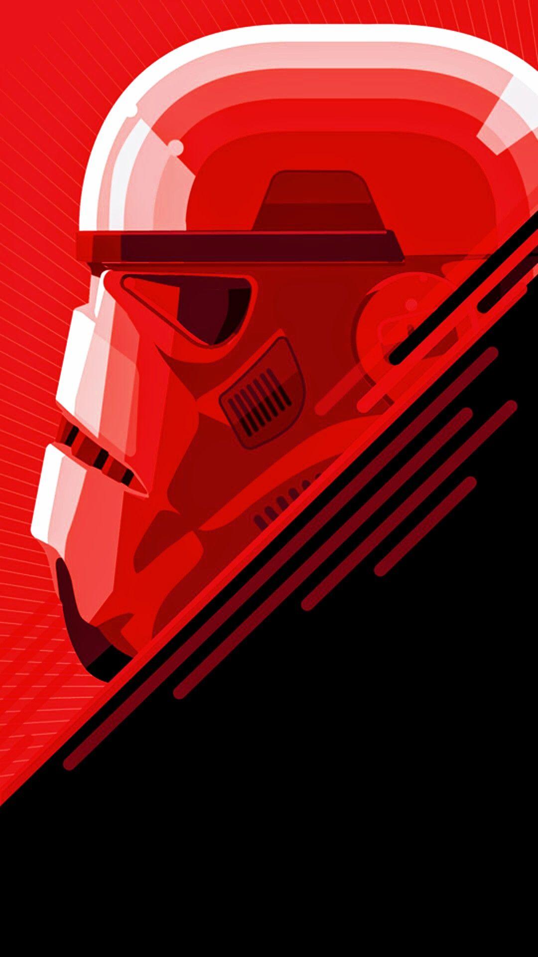1080x1920 Red Stormtrooper Wallpaper