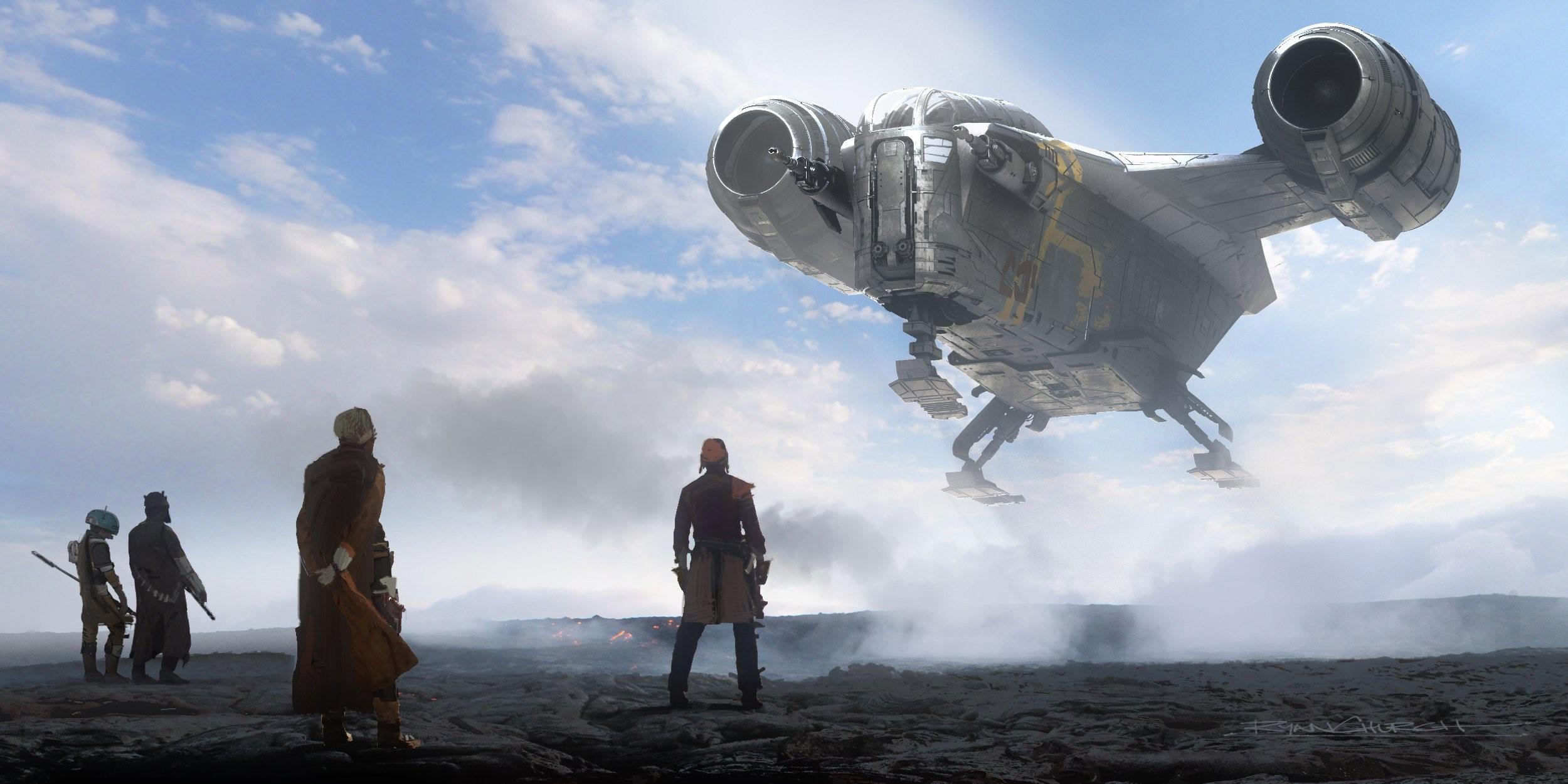 2500x1250 Wallpaper / Star Wars, The Mandalorian, tv series, concept art free download