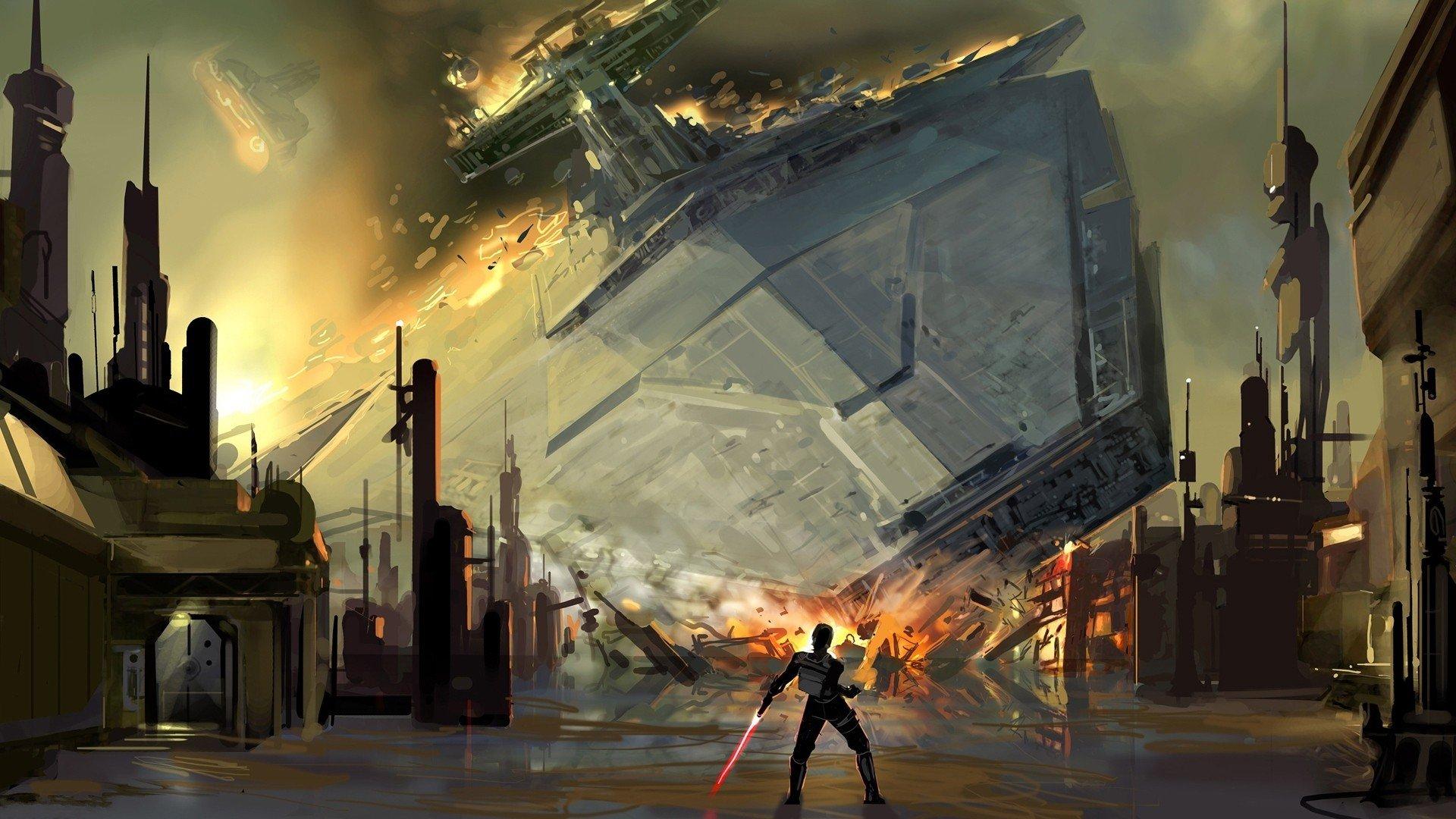 1920x1080 Star Wars digital art artwork wallpaperx1080