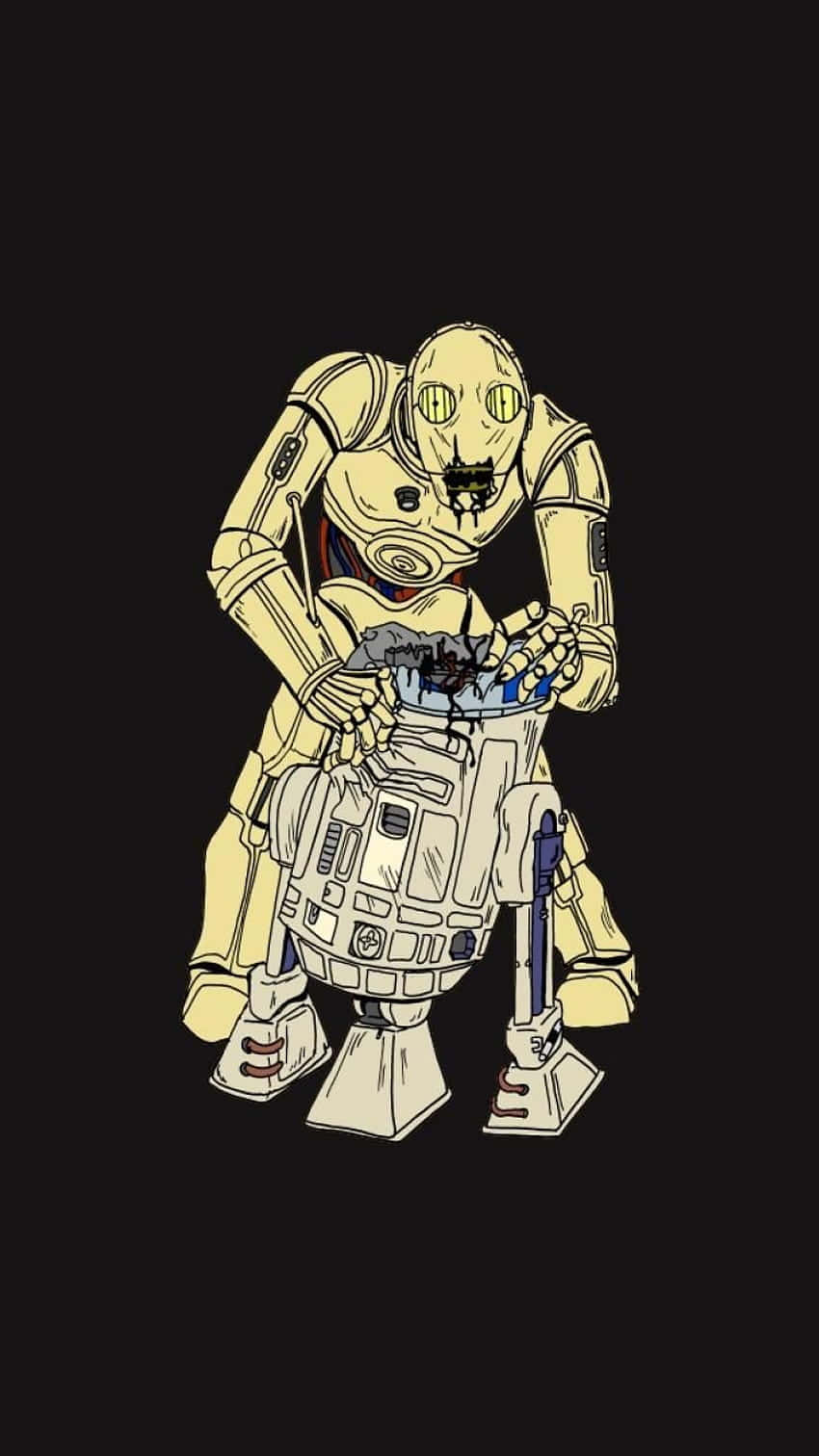 850x1512 Download Funny Star Wars Wallpaper