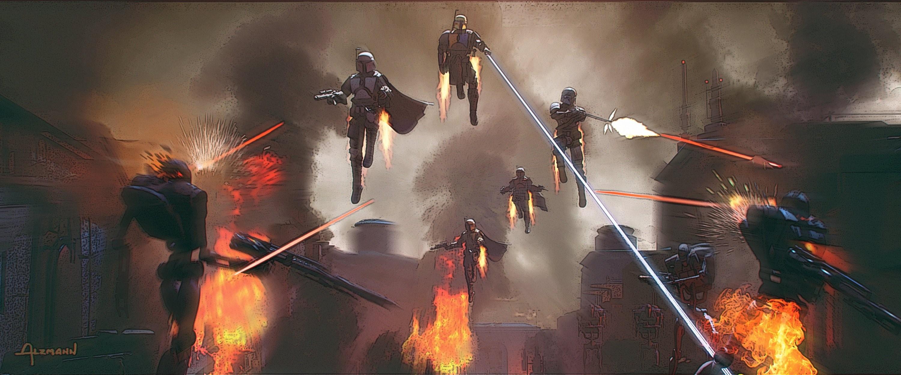 3000x1250 The Mandalorian, Star Wars, concept art, TV Series Gallery HD Wallpaper