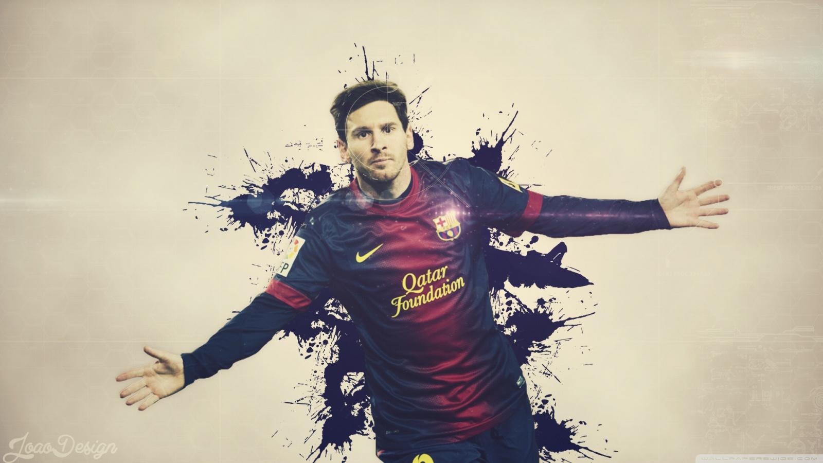 1600x900 Lionel Messi By JoaoDesign Ultra HD Desktop Background Wallpaper for 4K UHD TV : Tablet