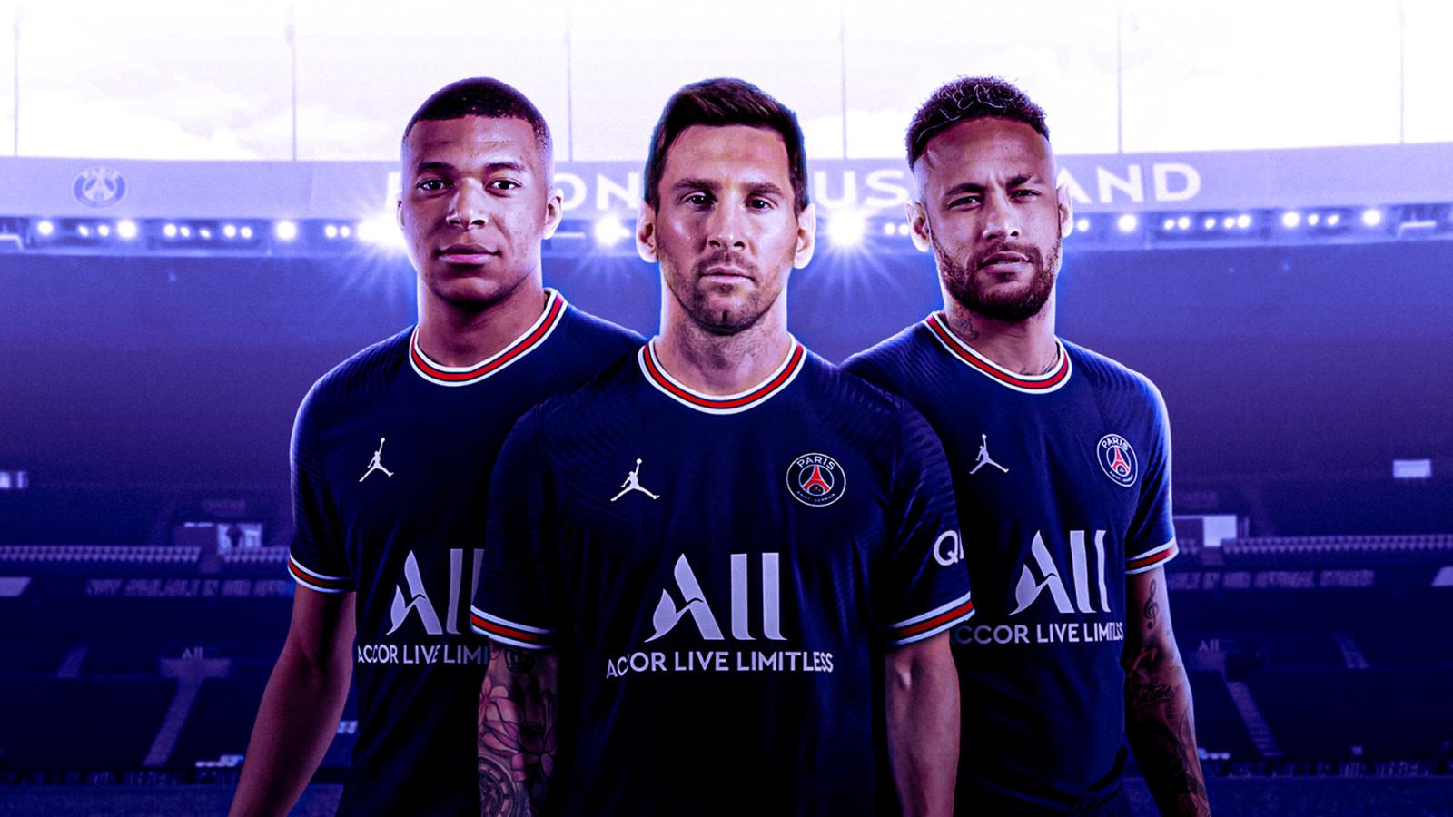 1600x900 Lionel Messi Kylian Mbappé Neymar PSG 1600x900 Resolution Wallpaper, HD Sports 4K Wallpaper, Image, Photo and Background