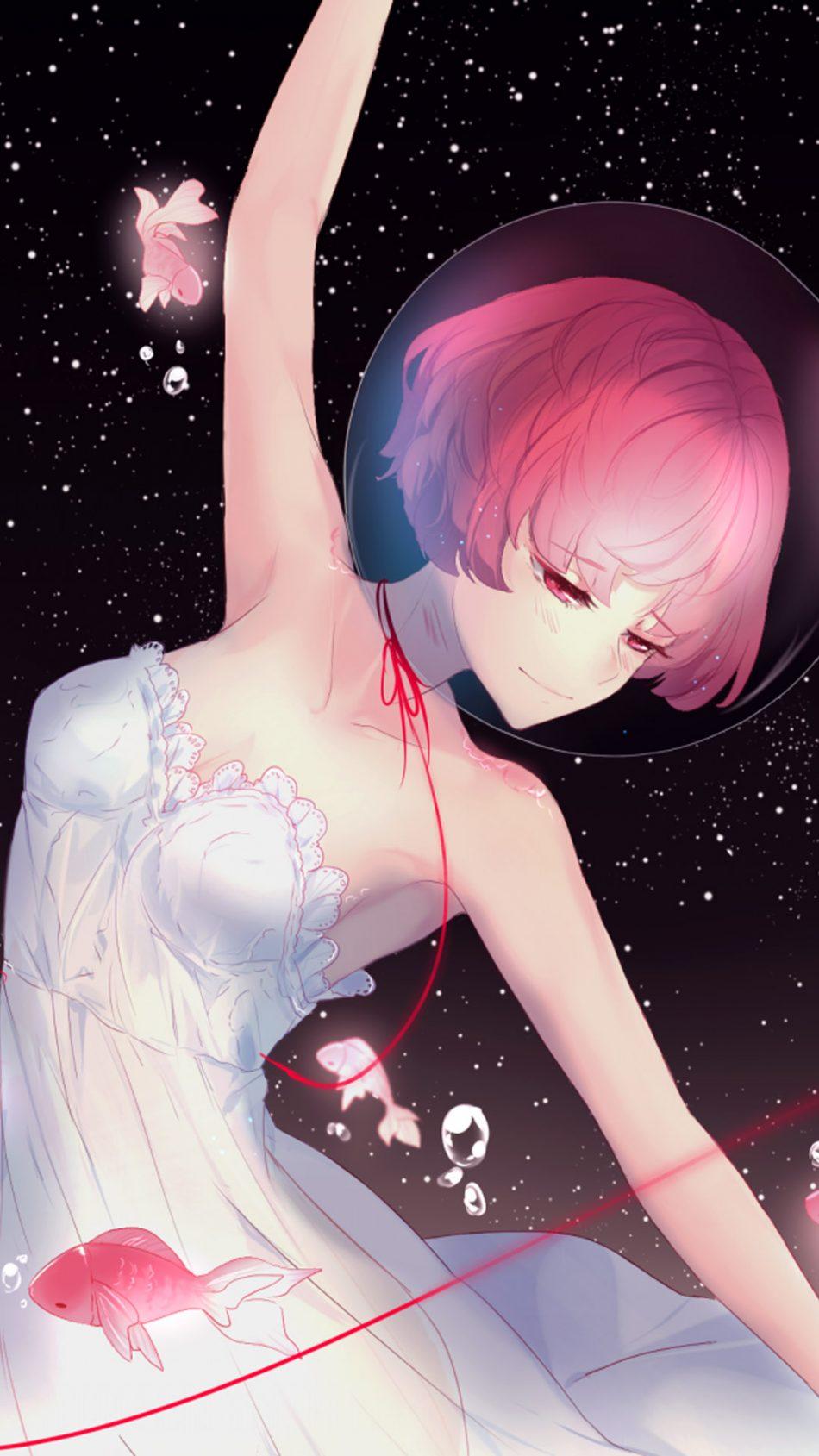 950x1689 Ballet Dancer Anime Girl 4K Ultra HD Mobile Wallpaper
