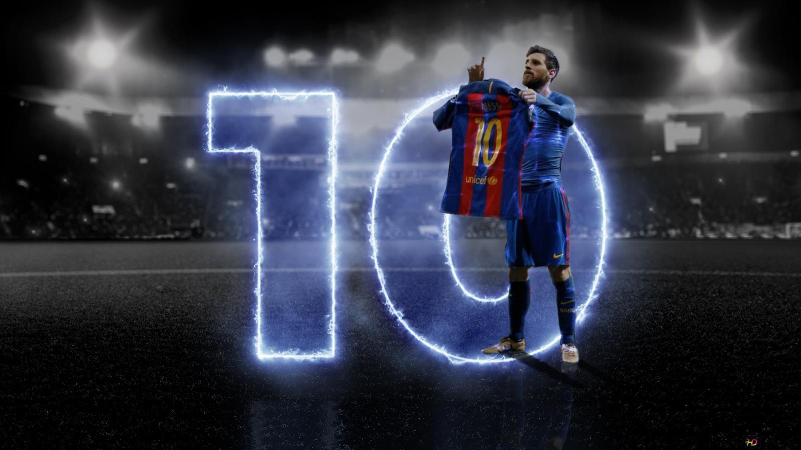 1600x900 Lionel Messi 2021 HD wallpaper download