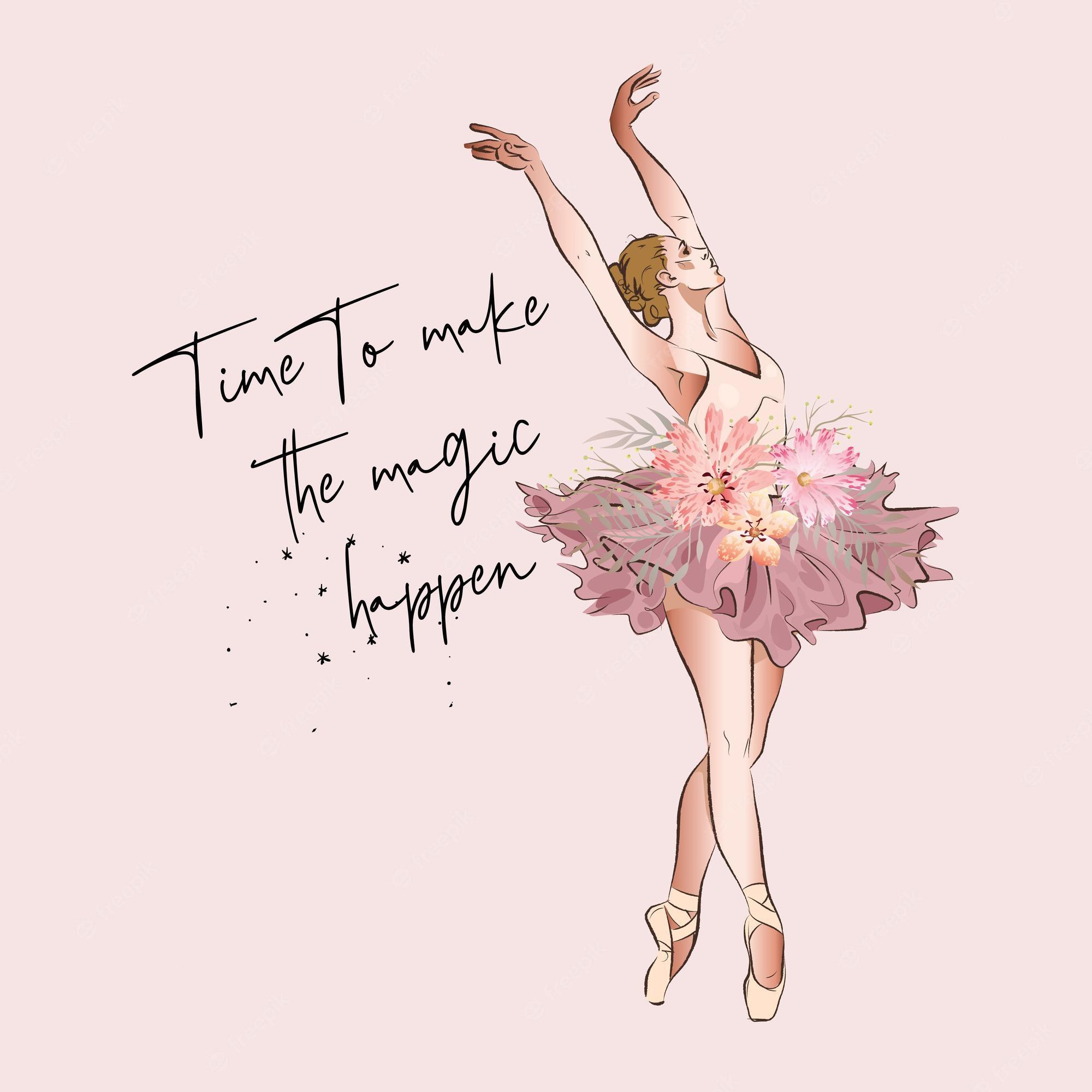 2000x2000 Premium Vector. Ballerina dance water color cute logo vector 2023 modern design
