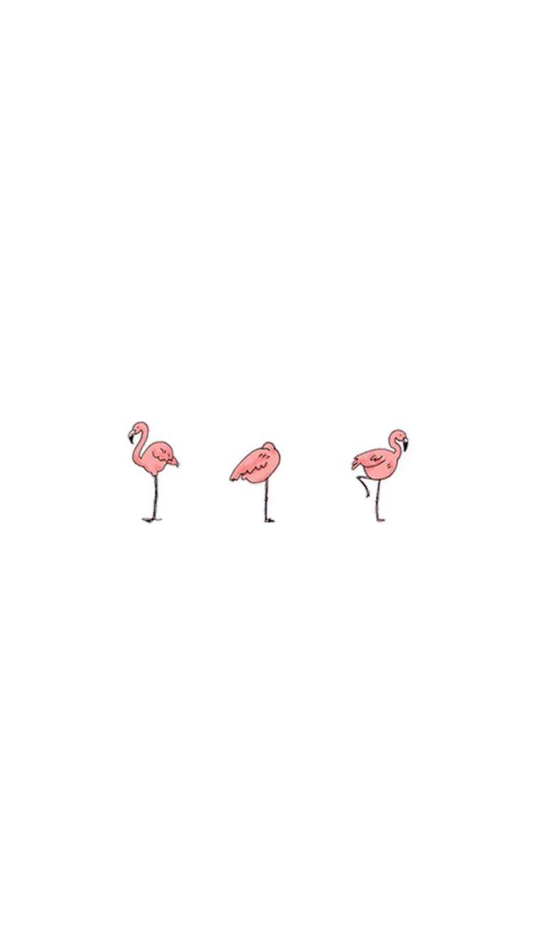 750x1334 Simple Flamingo Birds Illustration iPhone 6 Wallpaper HD