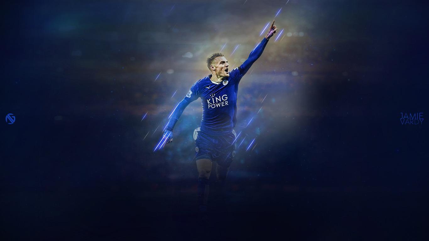 1366x768 Leicester City Football Club Champions HD Wallpaper 11