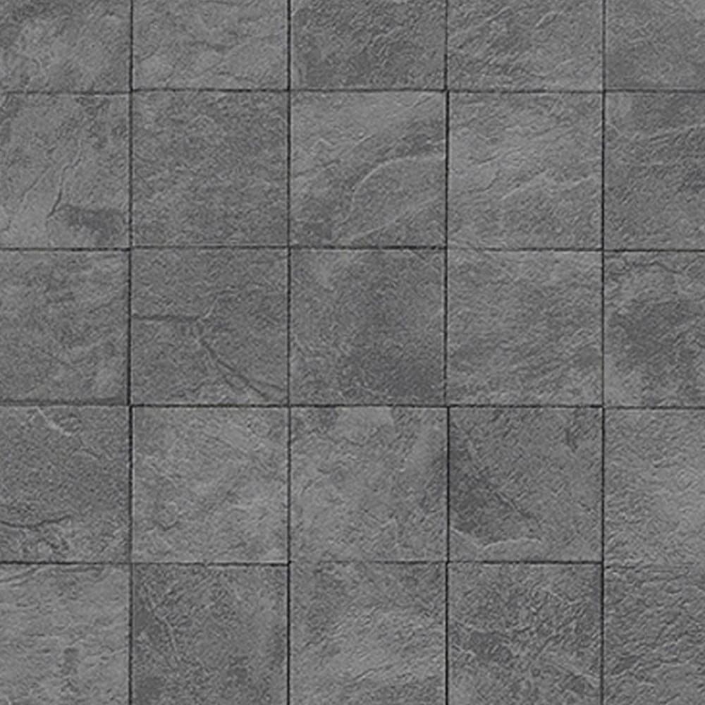 1000x1000 Authentic Tile Wallpaper Charcoal (6825 15) From I Love Wallpaper UK