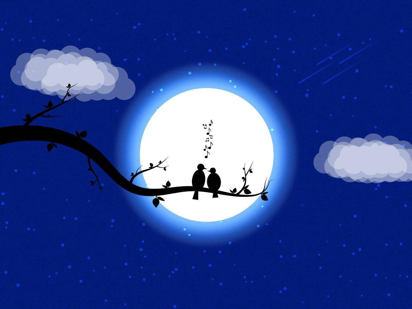1440x1080 Free Romantic Moon Wallpaper Downloads, Romantic Moon Wallpaper for FREE