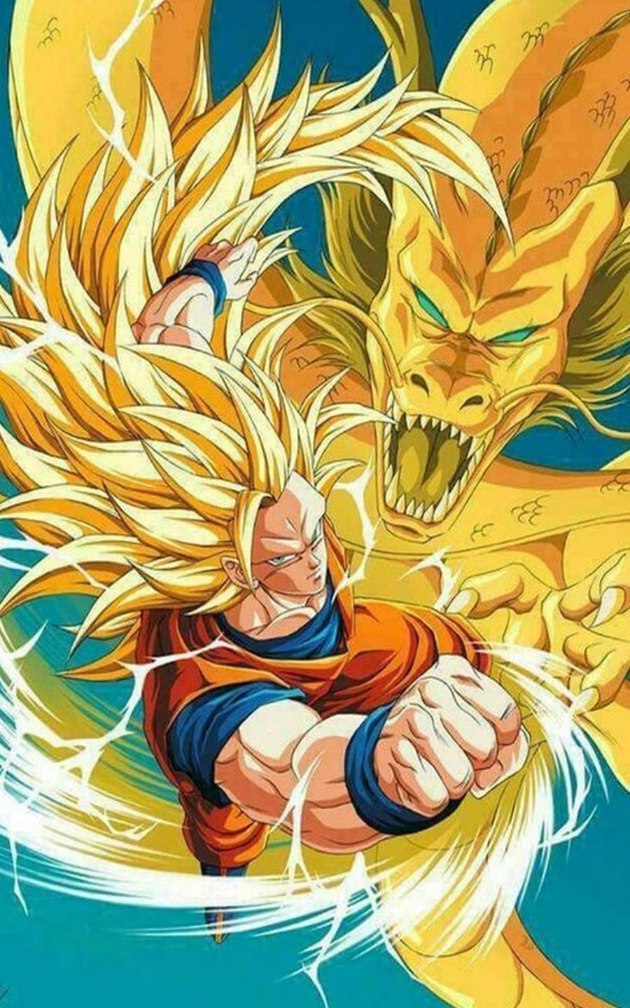 900x1440 Goku SSJ3 iPhone Wallpaper