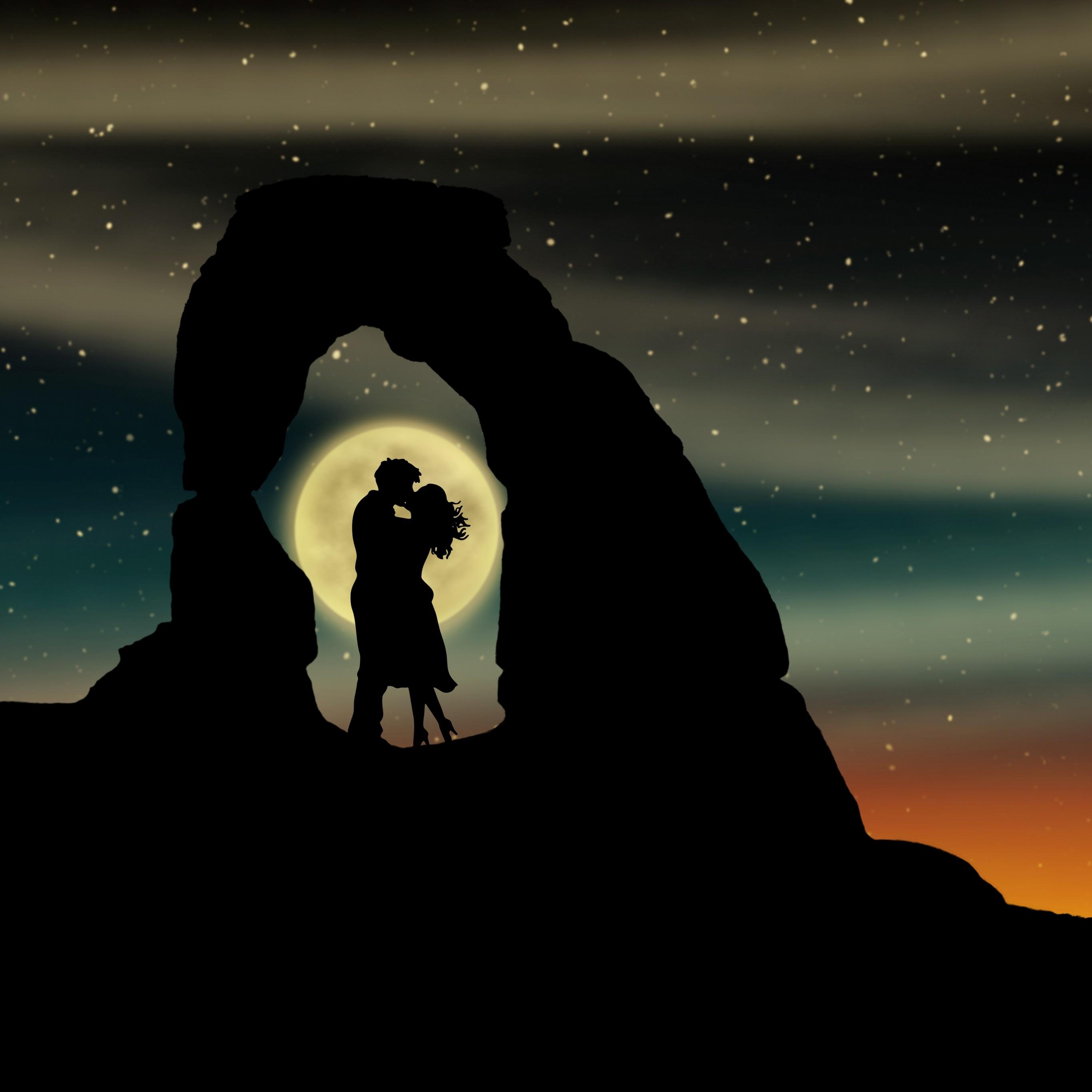 2732x2732 Couple Wallpaper 4K, Lovers, Romantic, Love