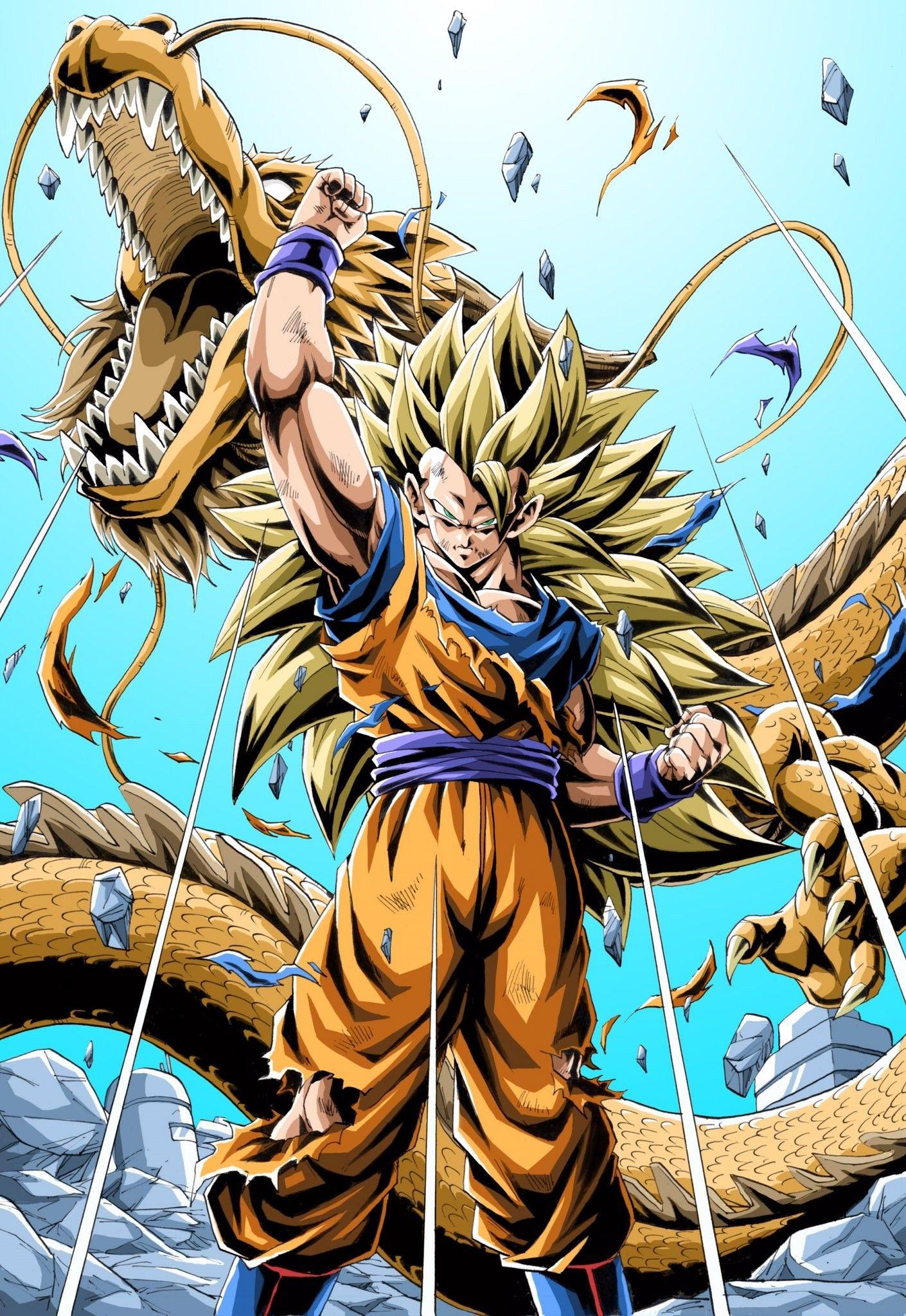 1410x2048 Goku Super Saiyan 3. Goku, Dragon ball, Dragon ball z