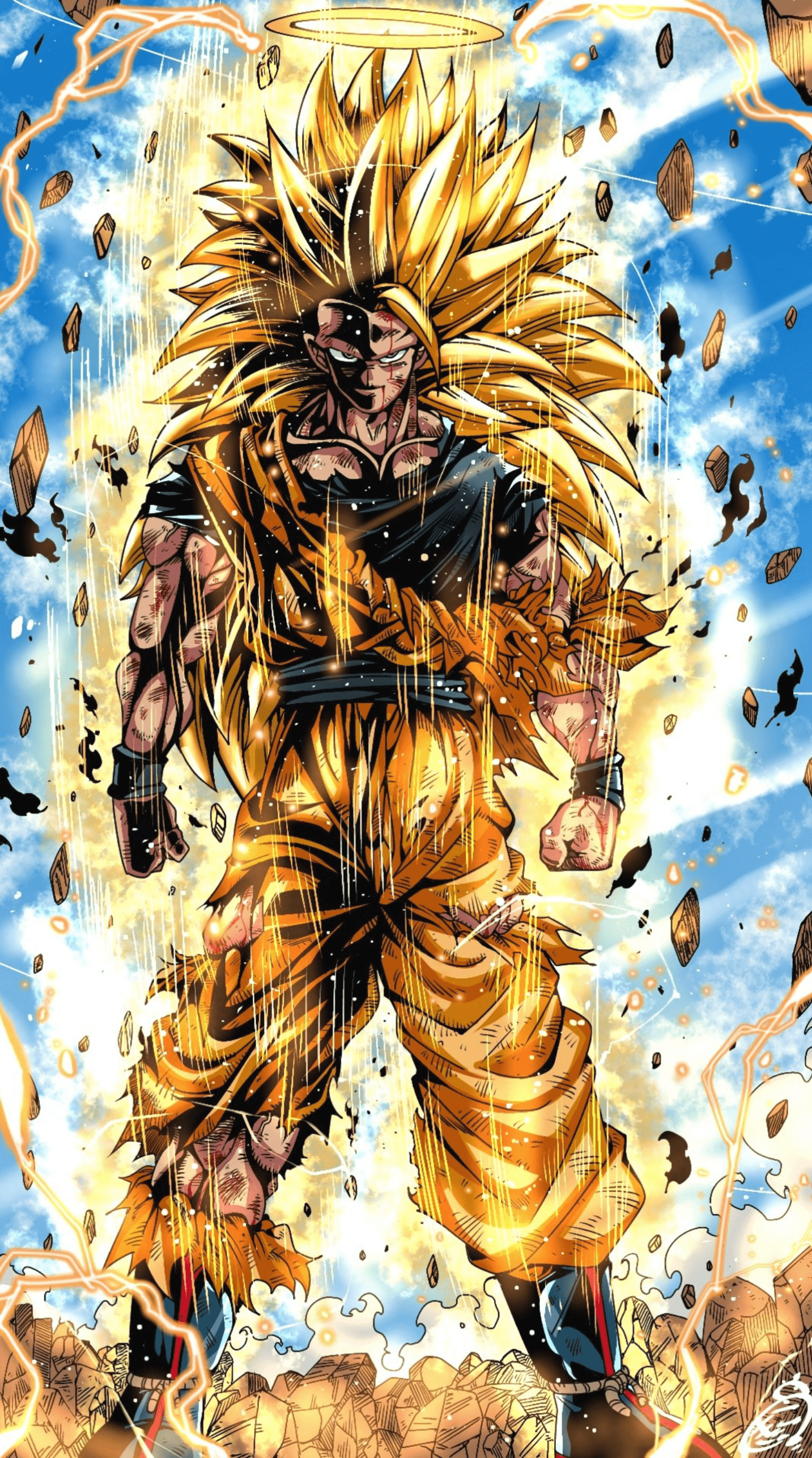 Goku SSJ3 iPhone Wallpapers - Top Free Goku SSJ3 iPhone Backgrounds ...