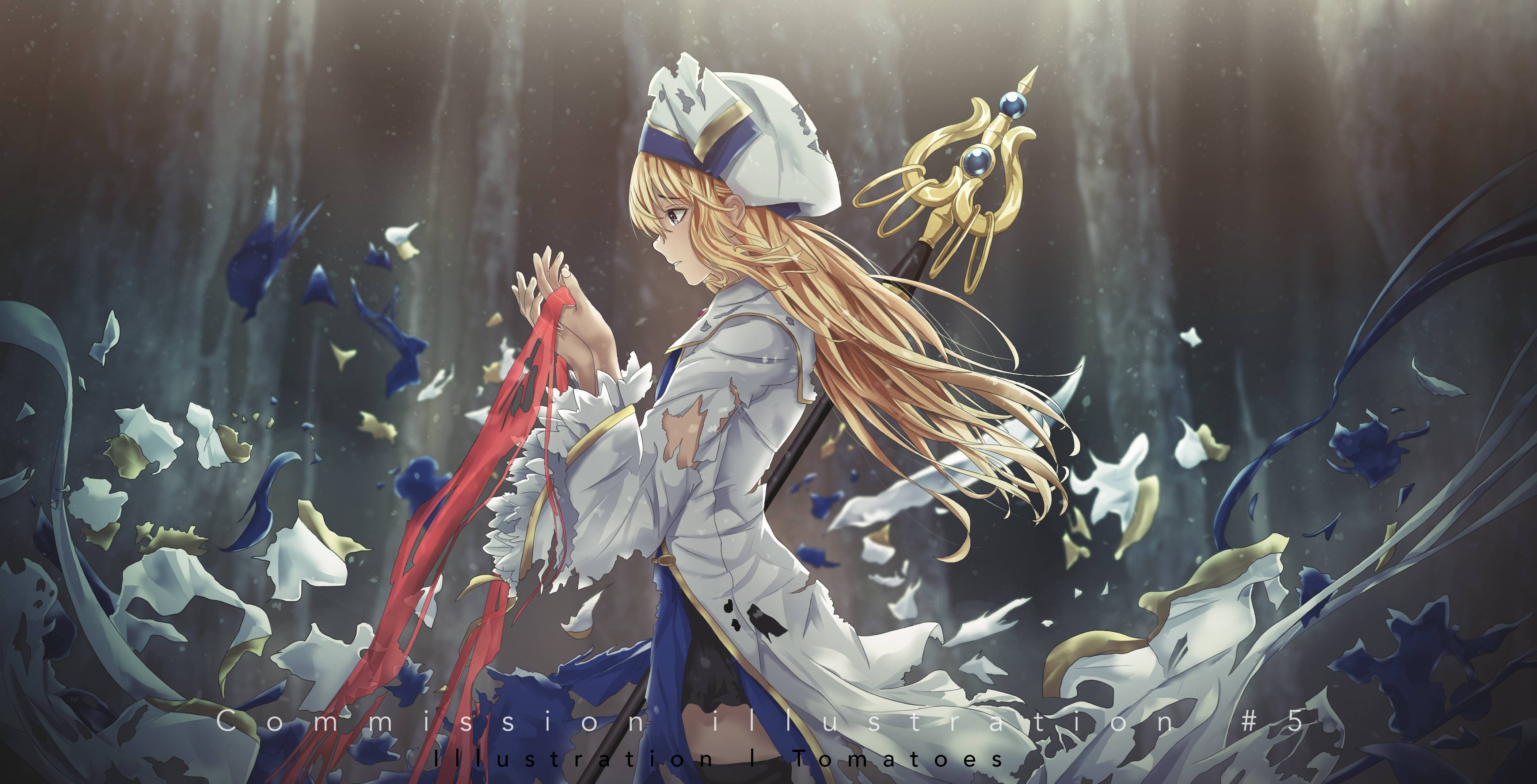 4207x2148 Priestess (Goblin Slayer) Anime Image Board