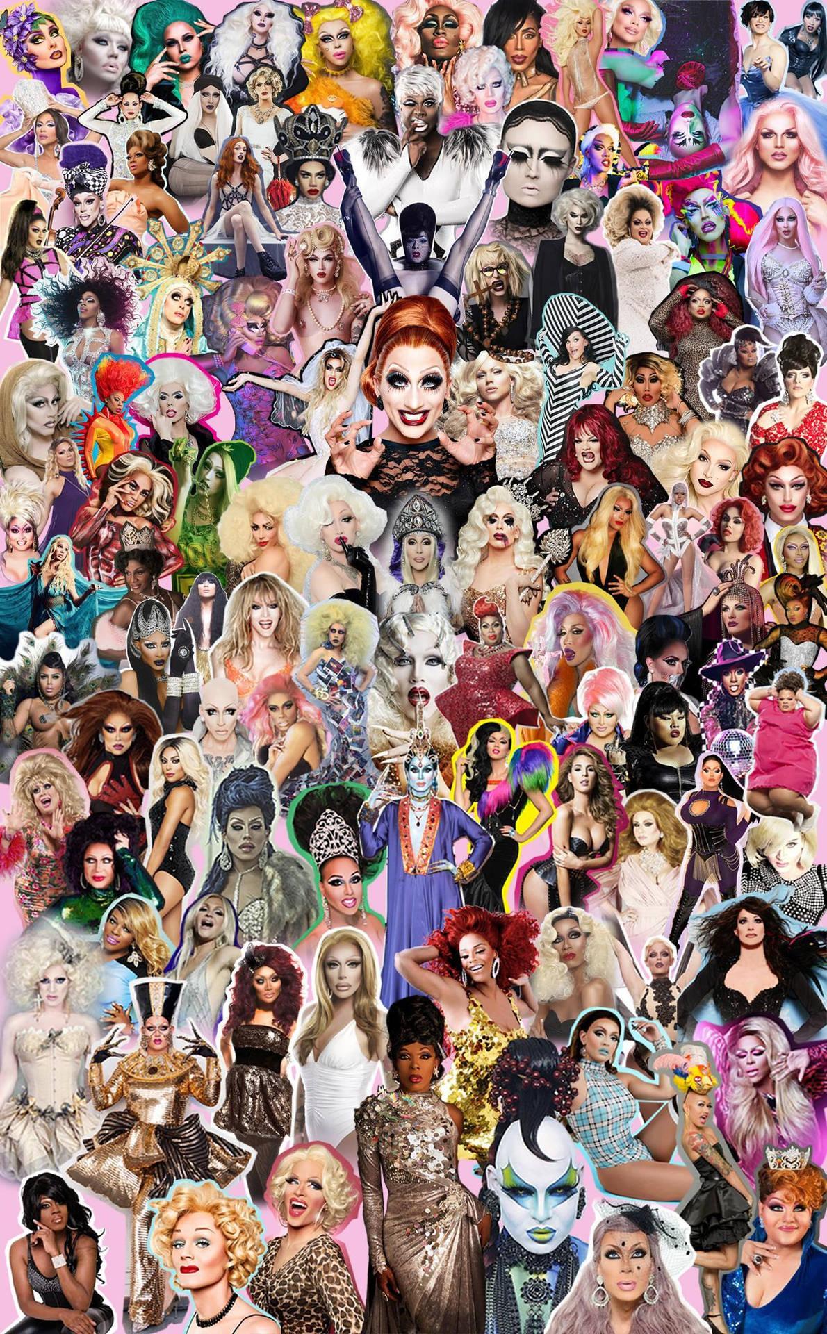 1190x1920 Download Rupaul's Drag Race Collage Wallpaper