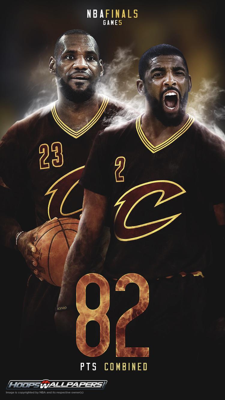 750x1334 LeBron and Kyrie Irving Wallpaper