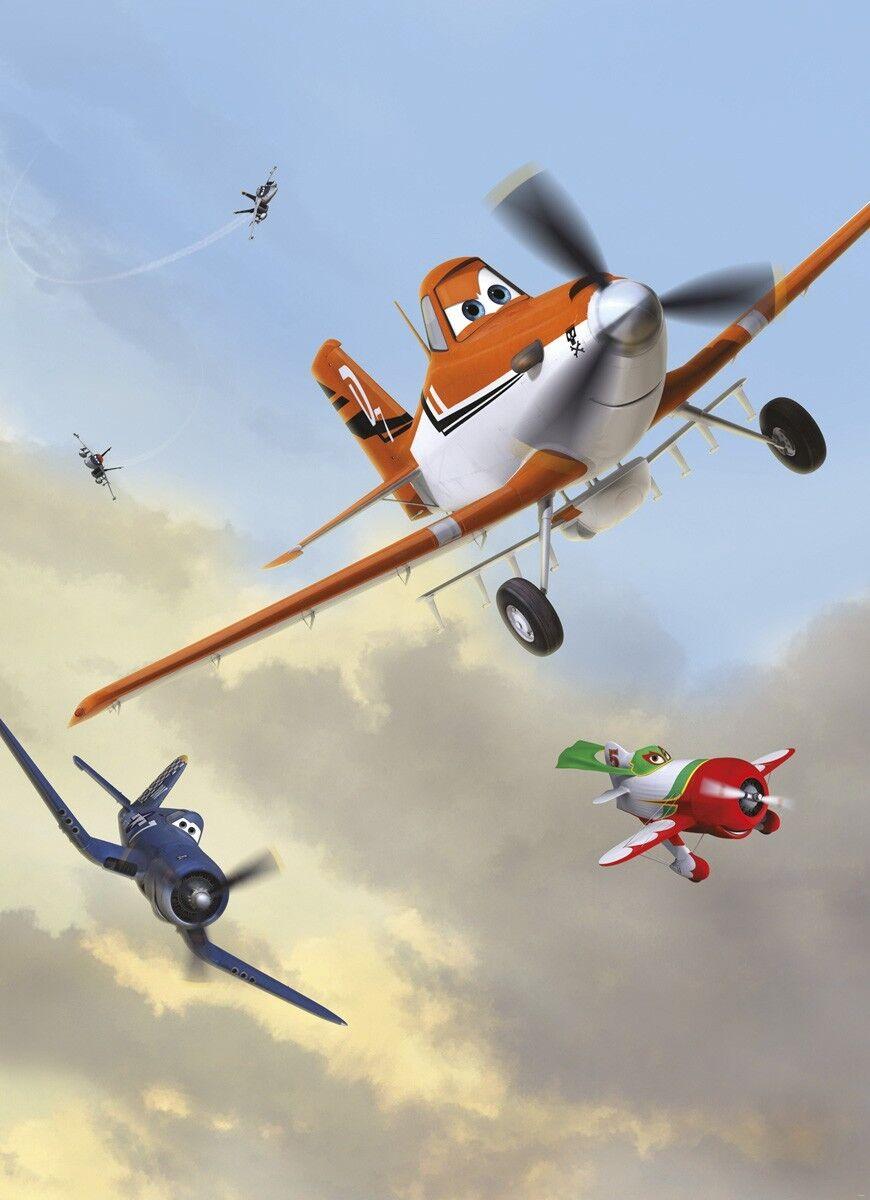 870x1200 254x183cm Wall mural wallpaper boys bedroom Disney decor PLANES on the sky 4036834044527