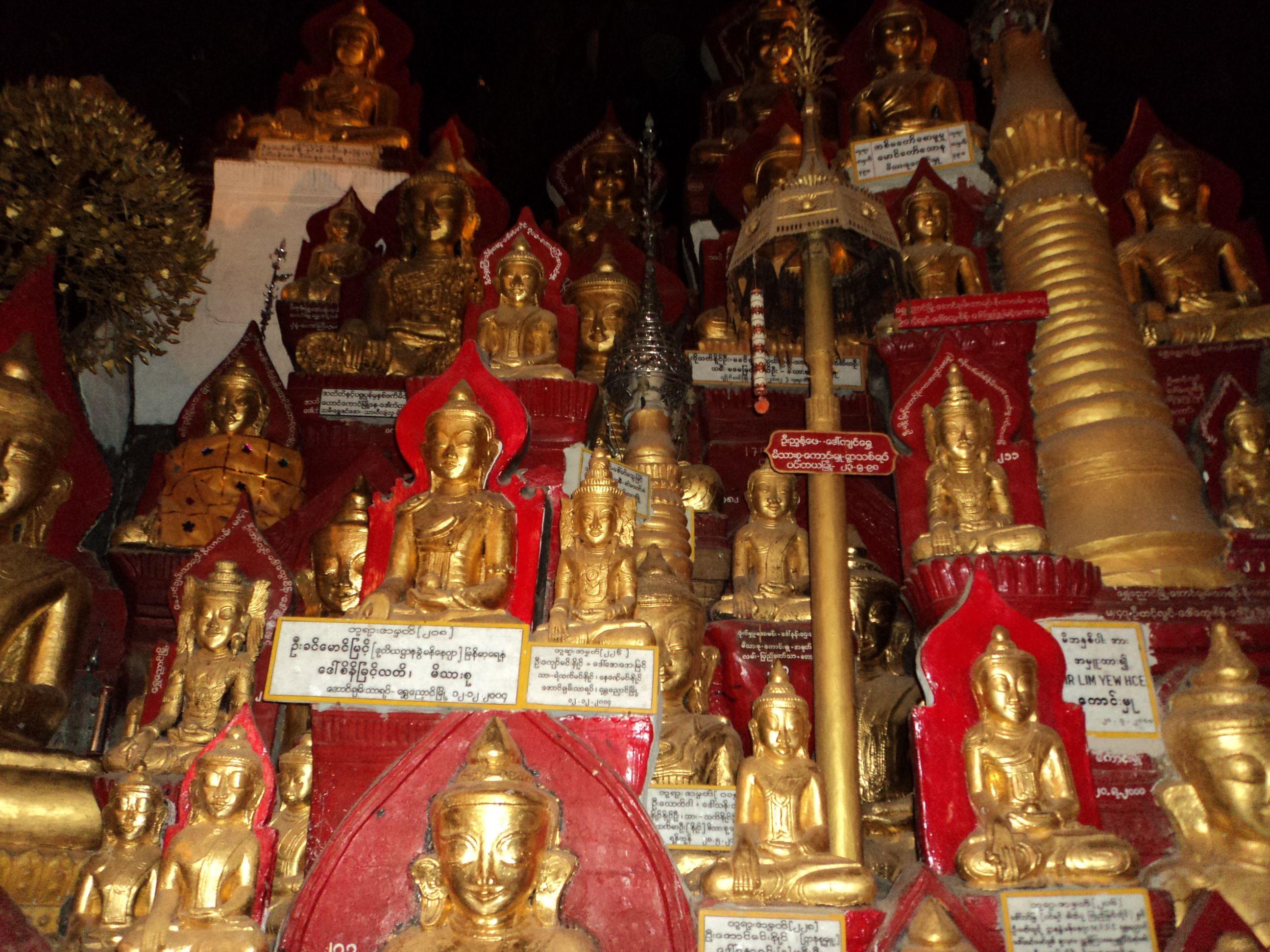 2592x1944 Buddhism image Pindaya cave(Myanmar) HD wallpaper and background