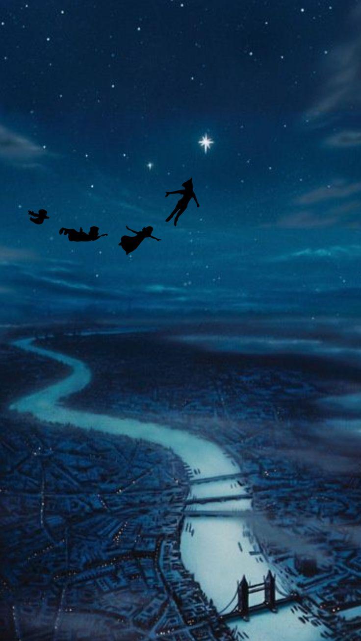 736x1308 Peter Pan Phone Wallpaper Lockscreen Disney Aesthetic. Disney Wallpaper, Disney Background, Disney Aesthetic