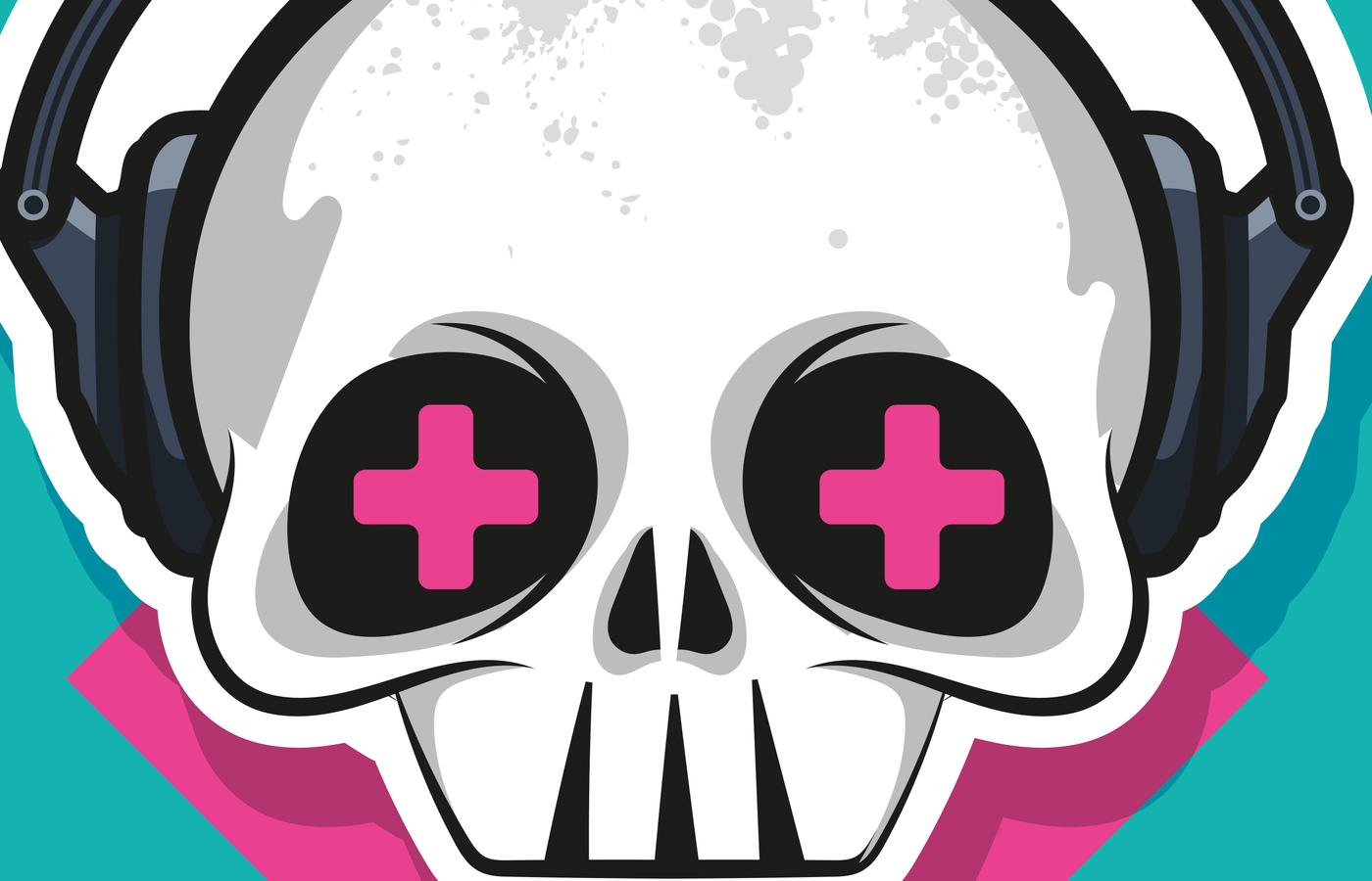 1400x900 Skull Headphone Art 4k 1400x900 Resolution HD 4k Wallpaper, Image, Background, Photo and Picture