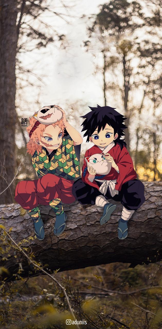 630x1280 Tomioka and Sabito wallpaper