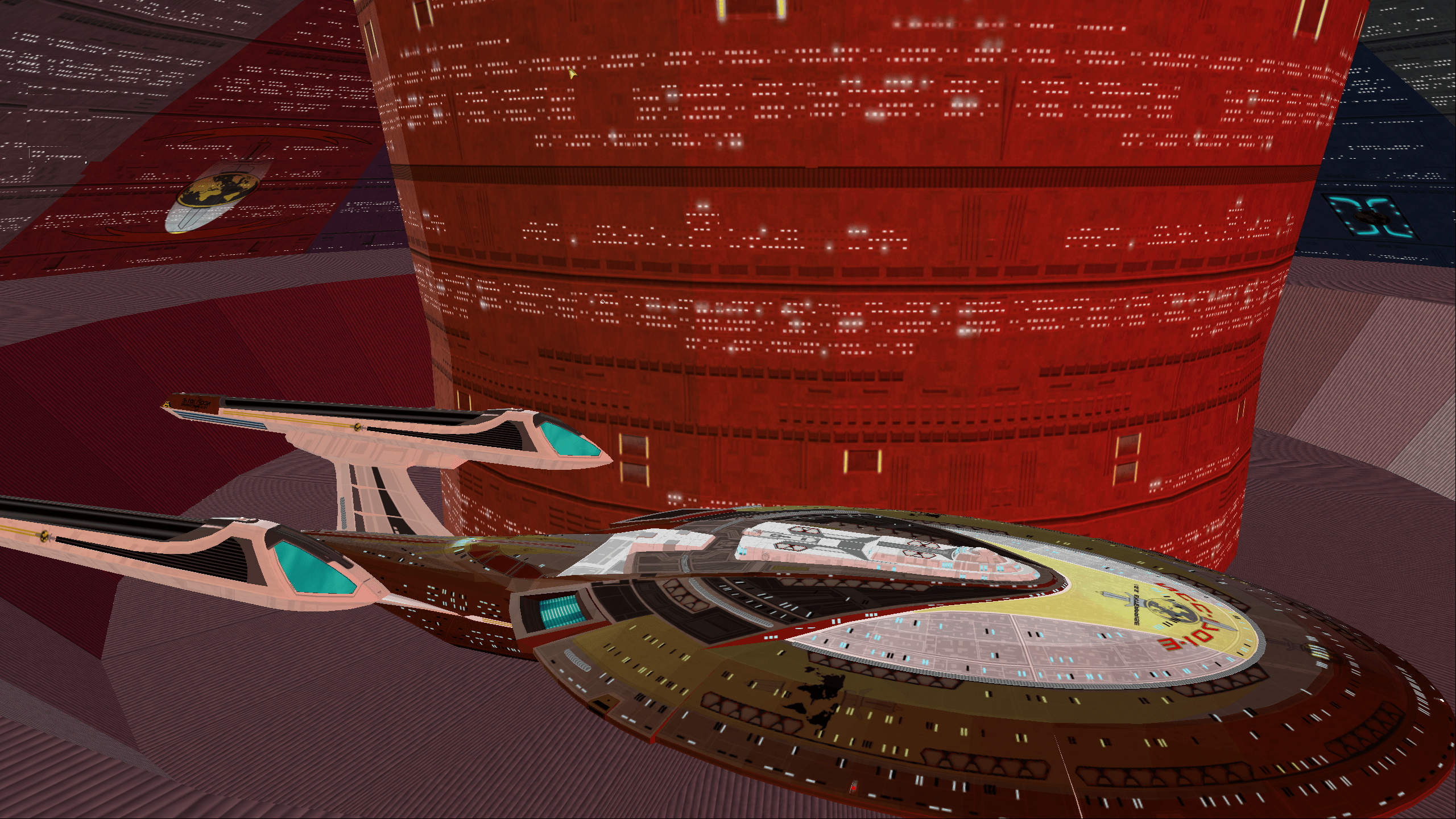 2560x1440 TNG Terran Empire Spacedock 07 image Trek Armada 2 Ultimate Adventure mod for Star Trek: Armada II