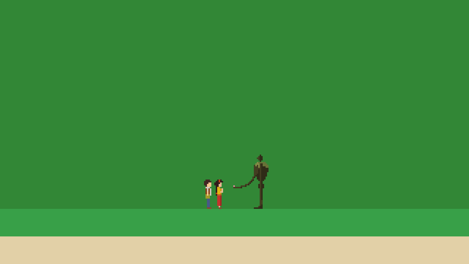 1600x900 Pixel art wallpaper In the Sky (2). Wallpaper, HD background, Pixel art