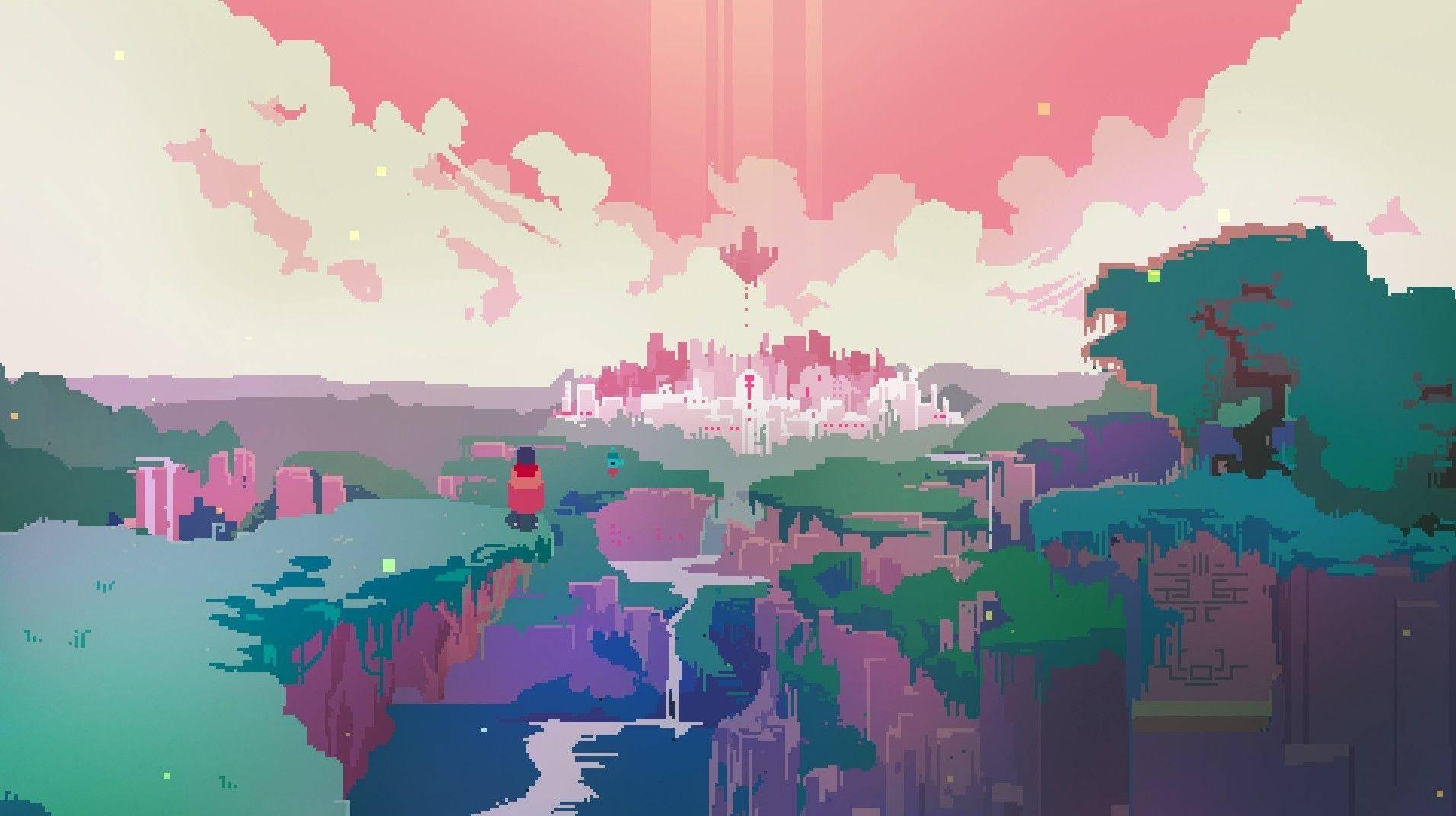 1912x1072 Download Google Pixel Desktop Hyper Light Drifter Wallpaper