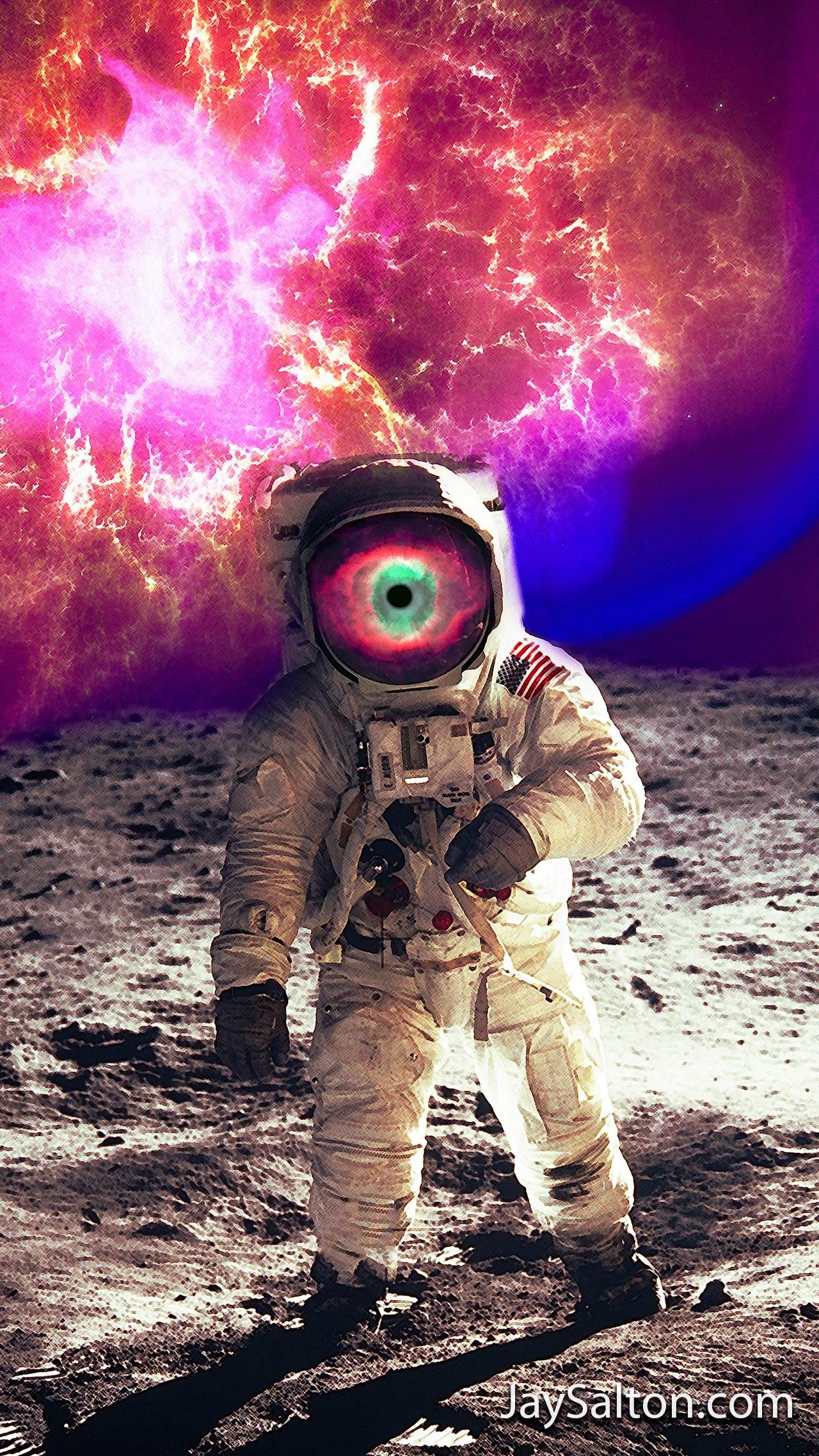 1280x2276 psychedelic, space, digital art, surreal Gallery HD Wallpaper