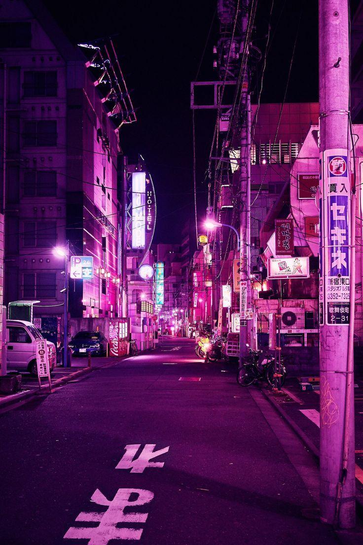 736x1104 Truly Astounding Places To Visit In Japan. Neon wallpaper, City aesthetic, Purple aesthetic