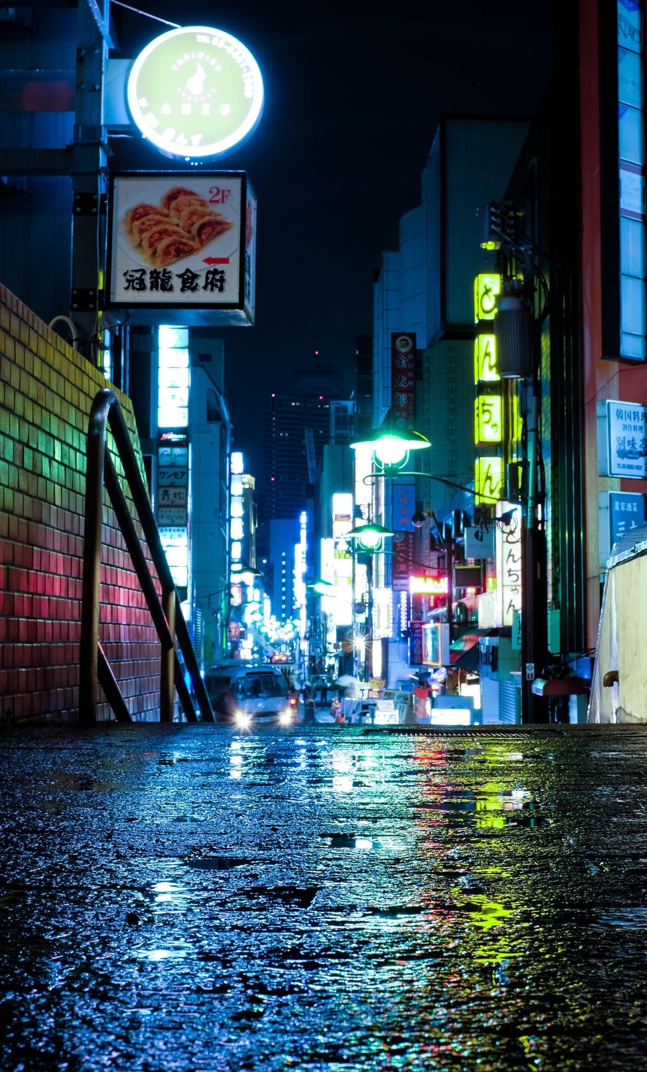 1280x2120 Japan Tokyo Urban Lights Neon 5k iPhone , HD 4k Wallpaper, Image, Background, Photos and Picture