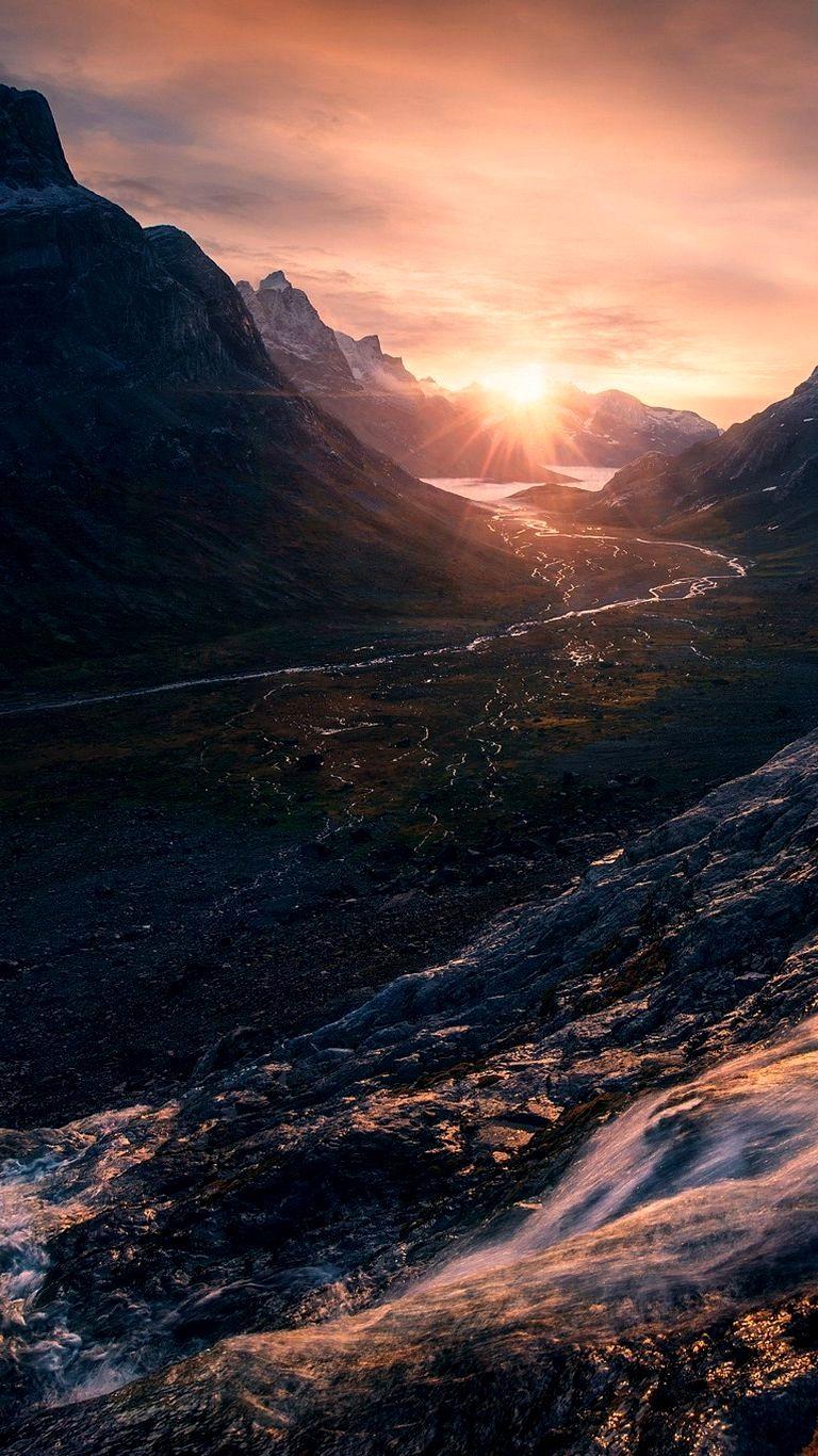 768x1366 Mountain Wallpaper 4K iPhone Trick. Sunrise wallpaper, Landscape photography, Nature iphone wallpaper