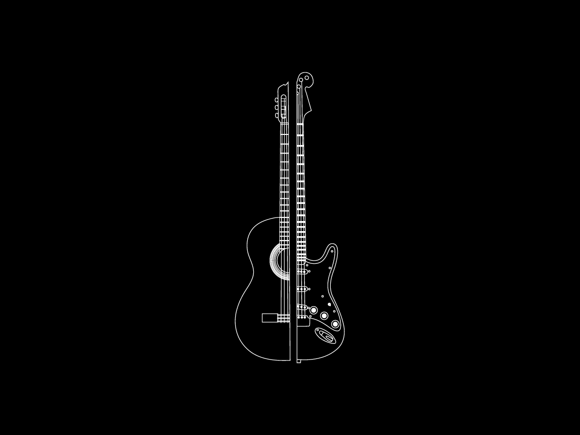 1152x864 Electric Guitar Wallpaper HD