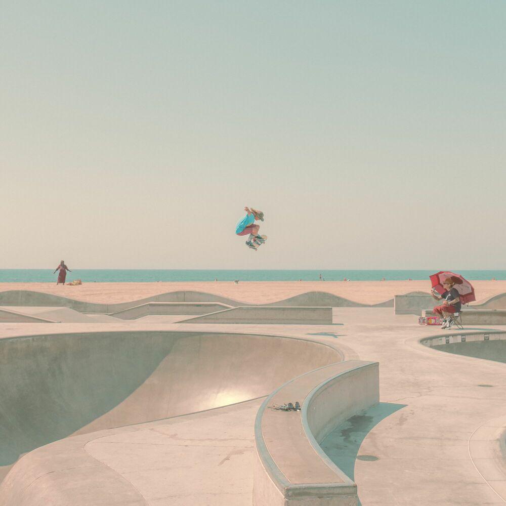 1000x1000 VENICE SKATE PARK I, City, FRANCK BOHBOT · Art photographs · YellowKorner