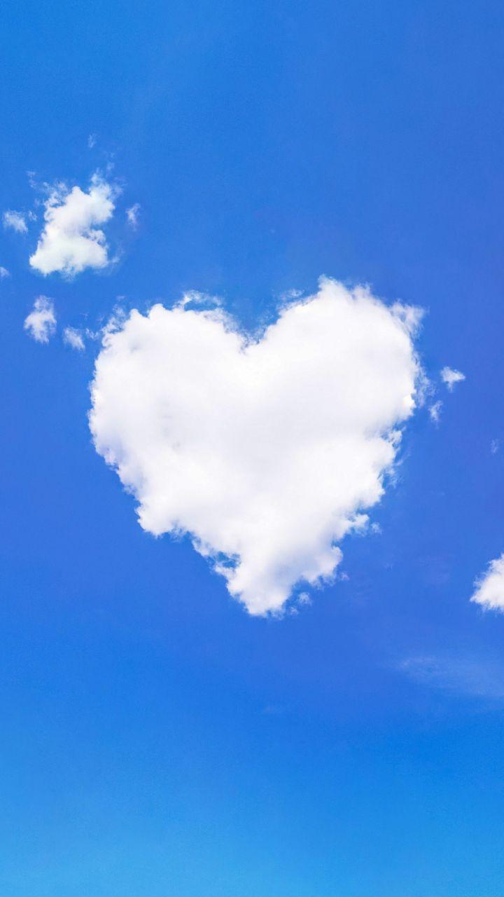 720x1280 Heart Cloud Wallpaper