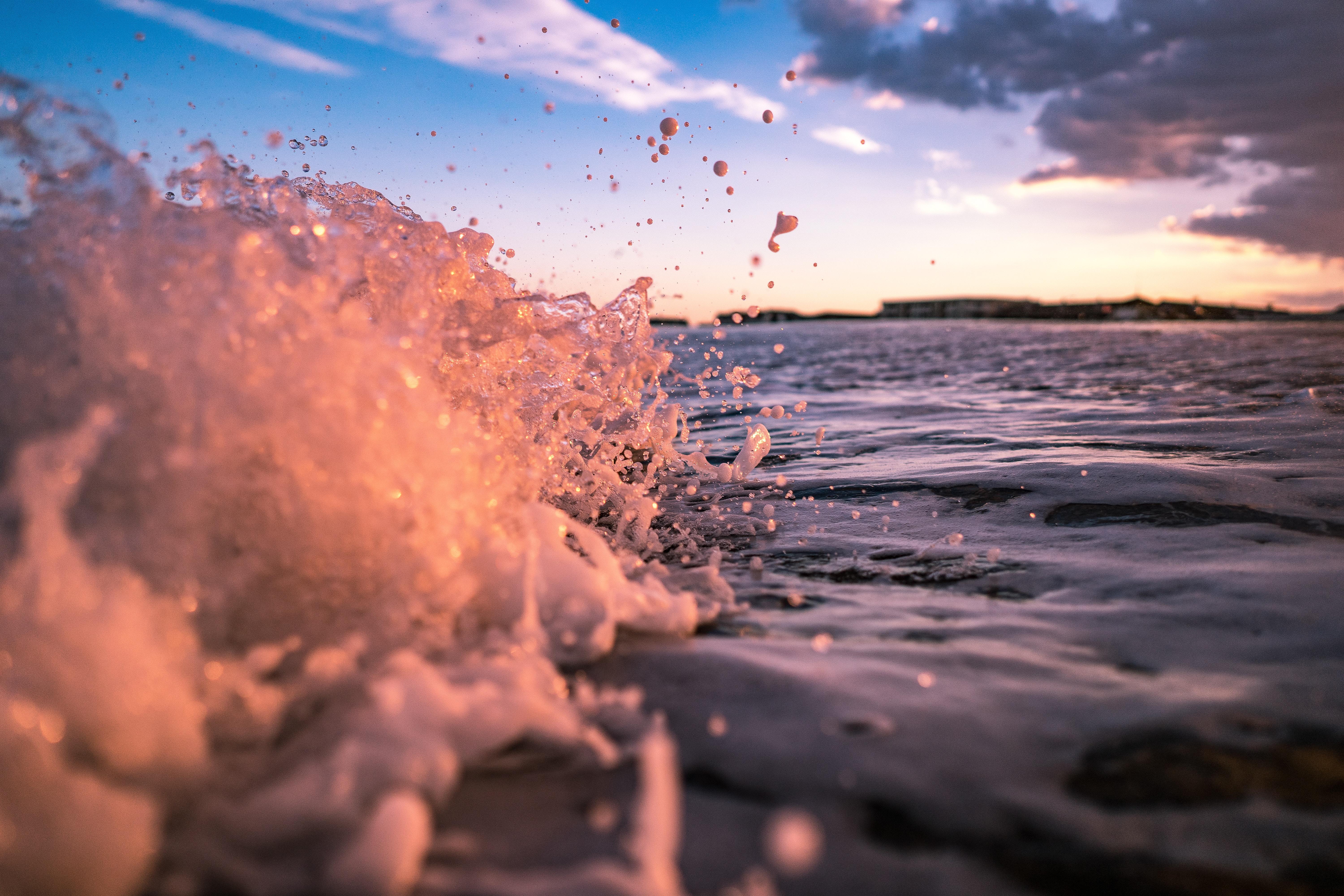 6000x4000 6000x4000 sunset, sea, tree, wafe, ocean, fall, Free , sunlight, color, new jersey, cloud, rock, shoreline, beach, splash, outdoor, wave, spray, east coast, wood, mountain Gallery HD Wallpaper