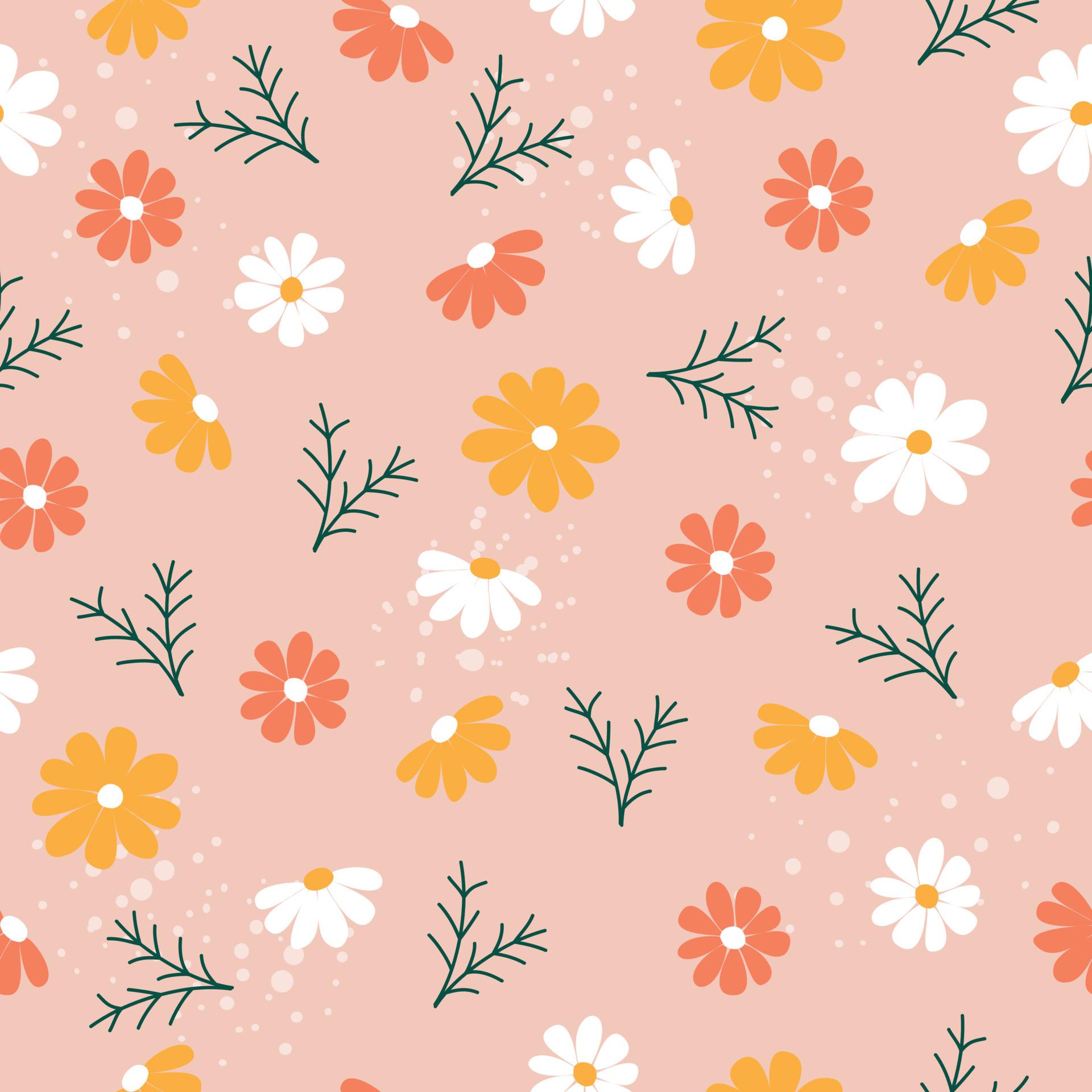 1920x1920 Elegant floral pattern in small white and yellow flowers. Liberty style. Floral seamless background for fashion prints. Ditsy print. Seamless vector texture. Spring flowers