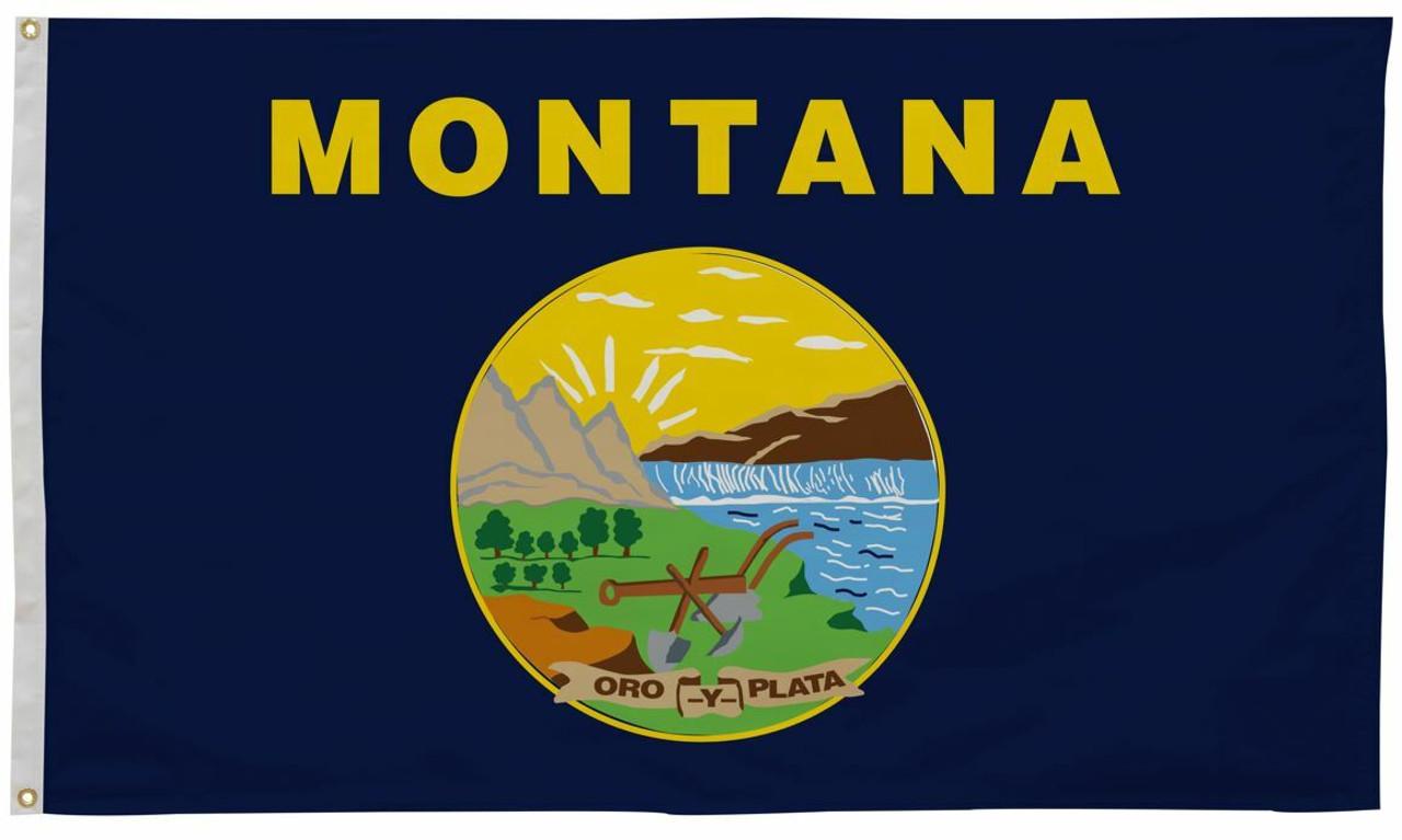 1280x767 Montana State Flag 5' x 8'. Montana Flag. State of Montana Flag
