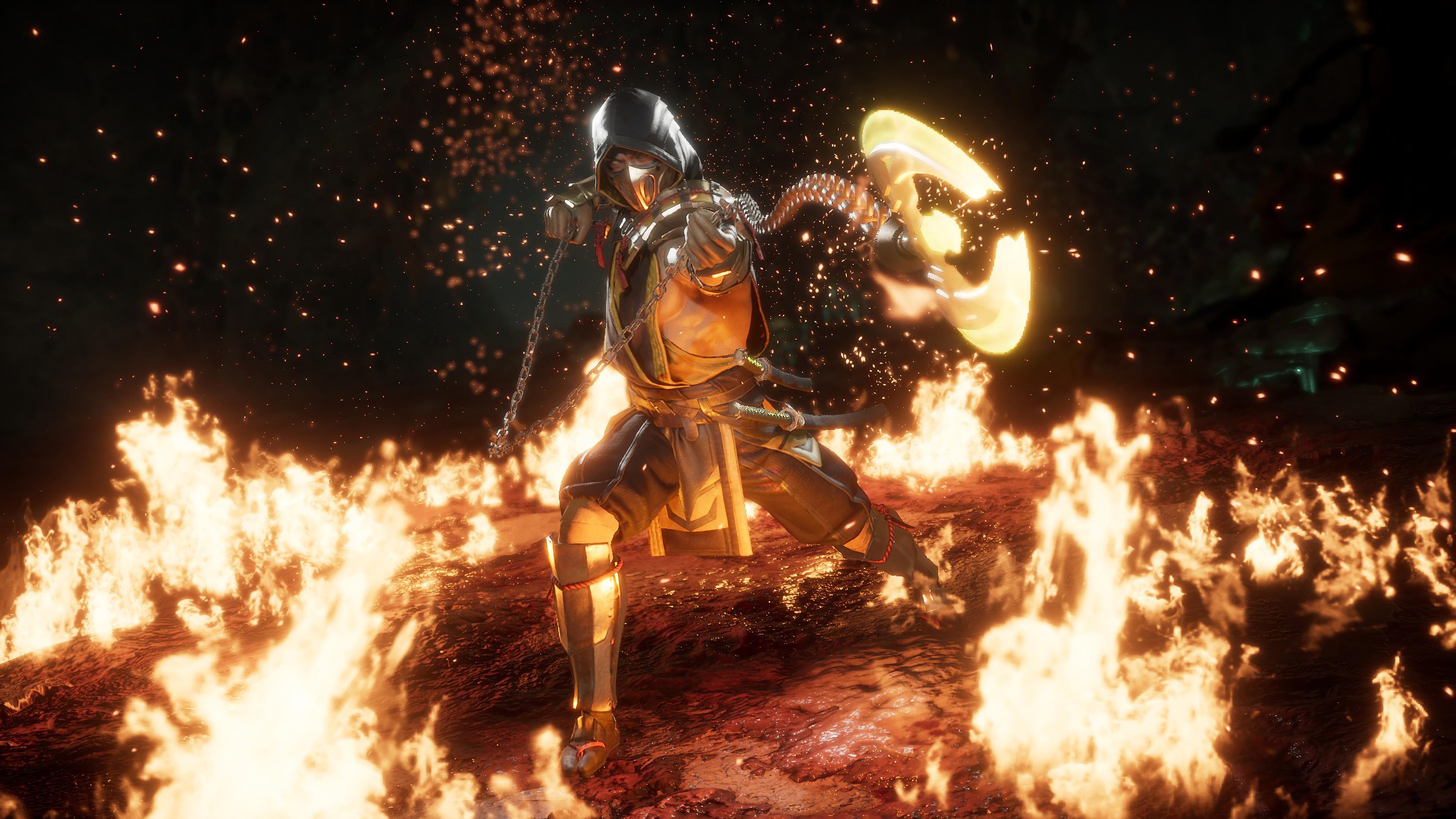 3840x2160 Scorpion, Mortal Kombat 4K Gallery HD Wallpaper