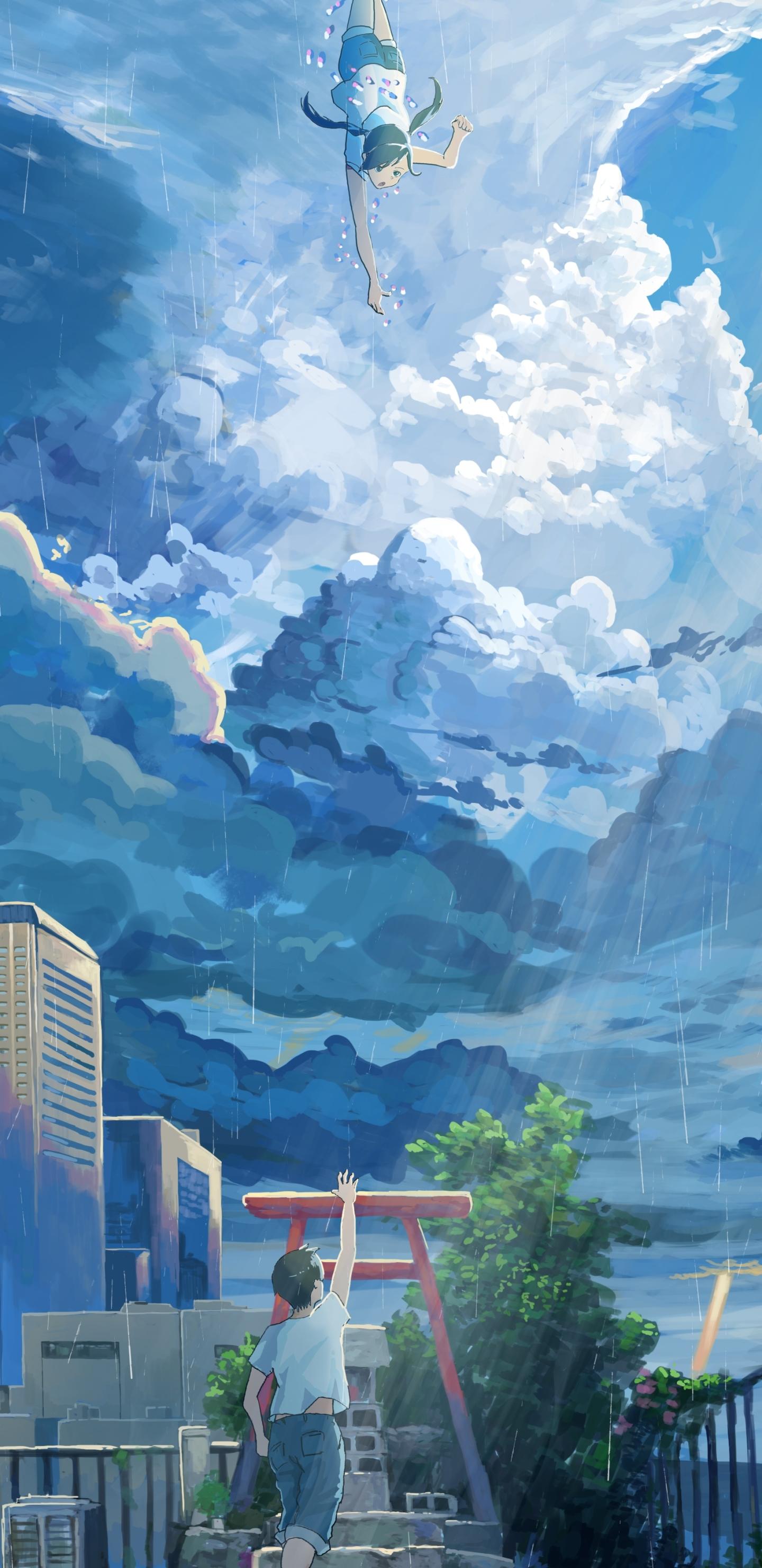 1440x2960 Weathering With You Phone Wallpaper by 藤どら